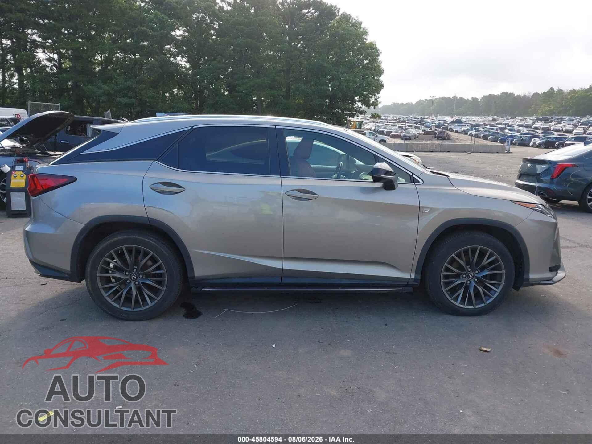 LEXUS RX 350 2017 - 2T2BZMCAXHC070273