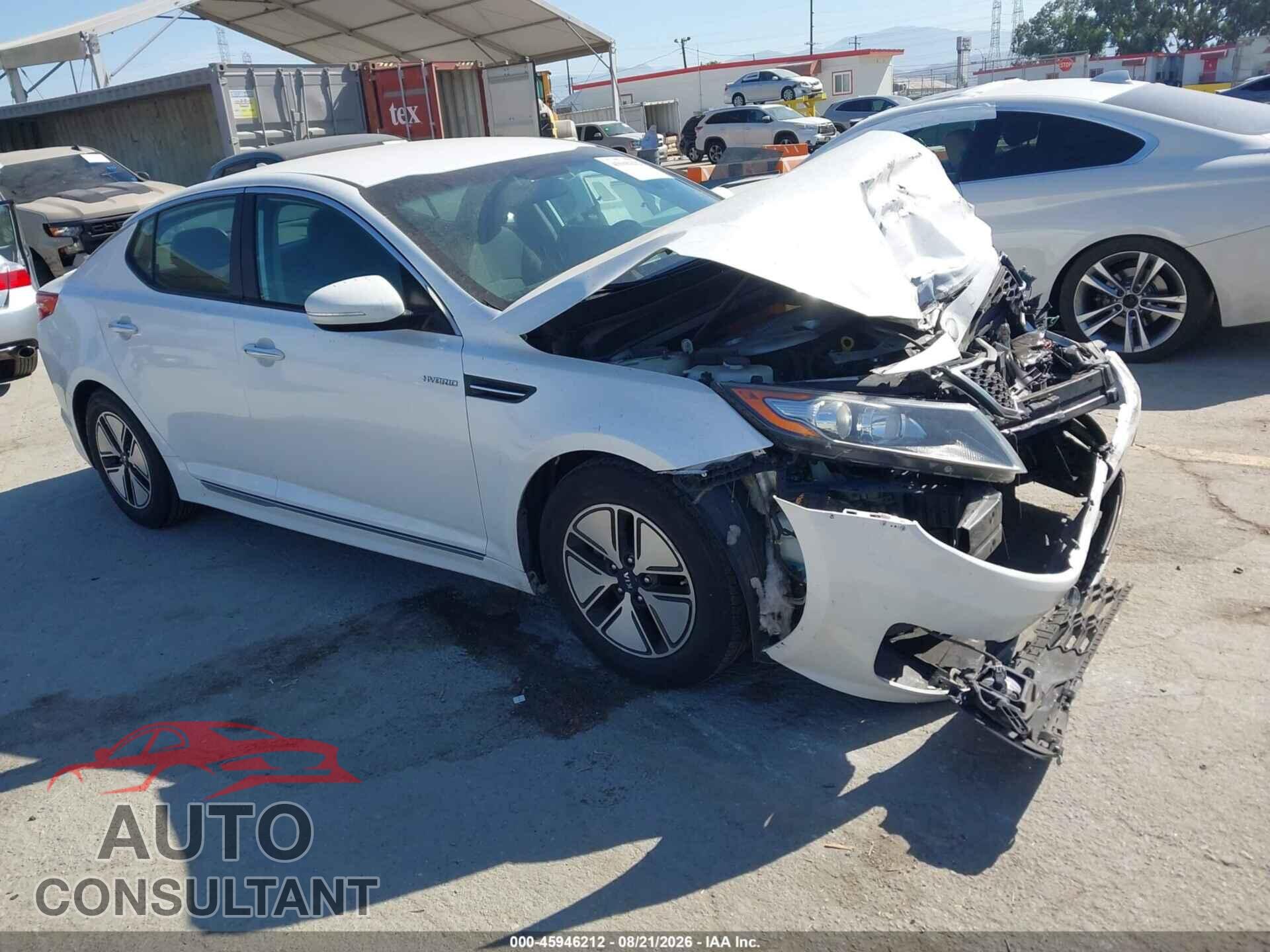 KIA OPTIMA HYBRID 2013 - KNAGM4AD9D5039008