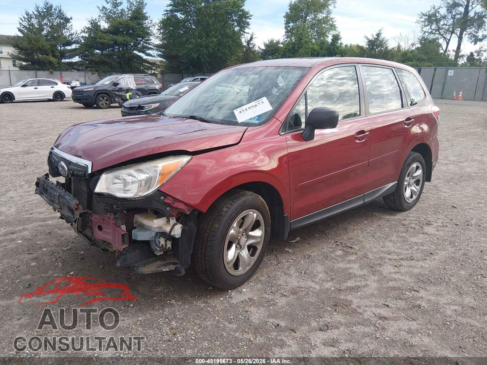 SUBARU FORESTER 2014 - JF2SJAAC0EH406701