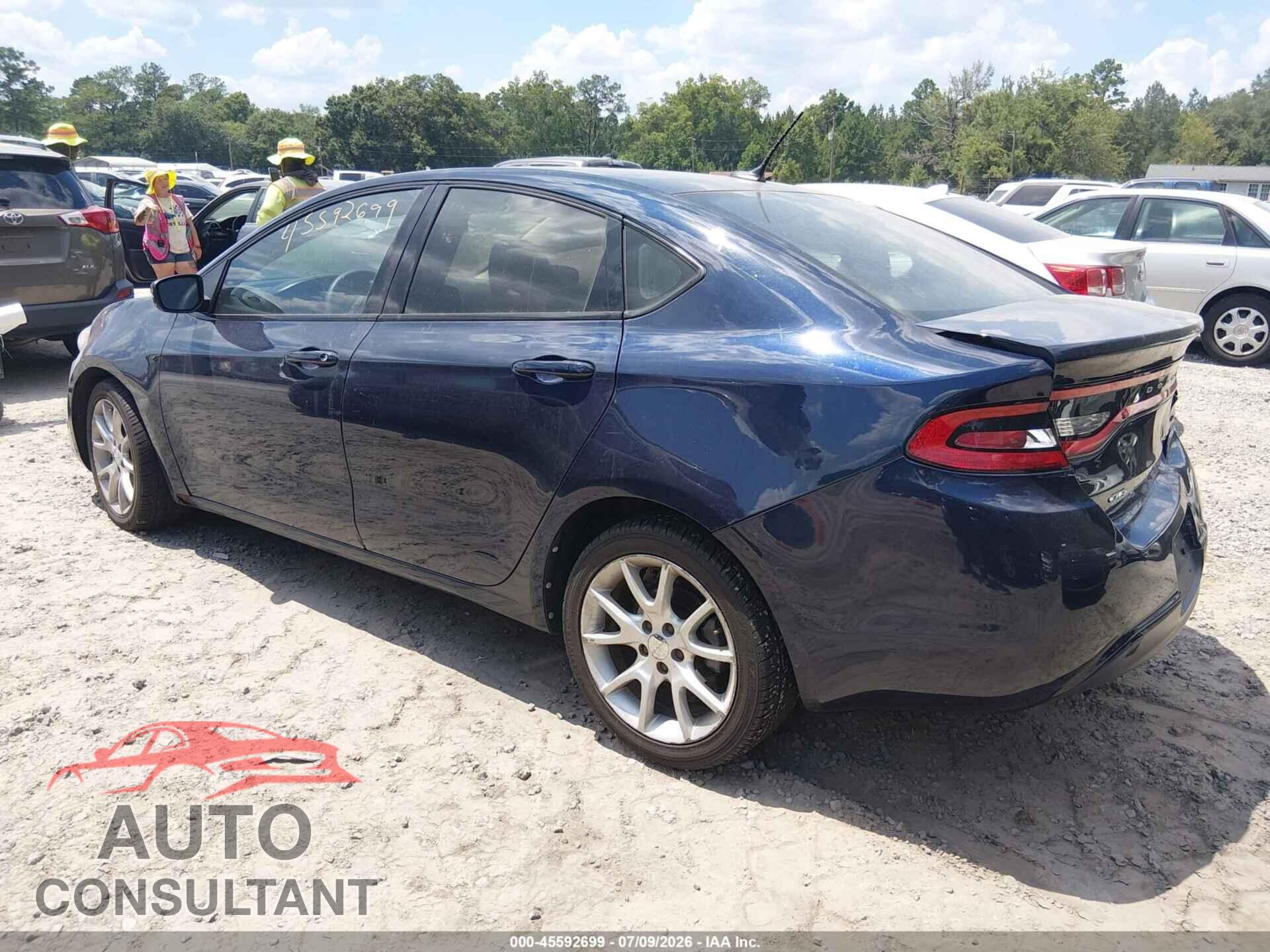 DODGE DART 2013 - 1C3CDFBAXDD194615