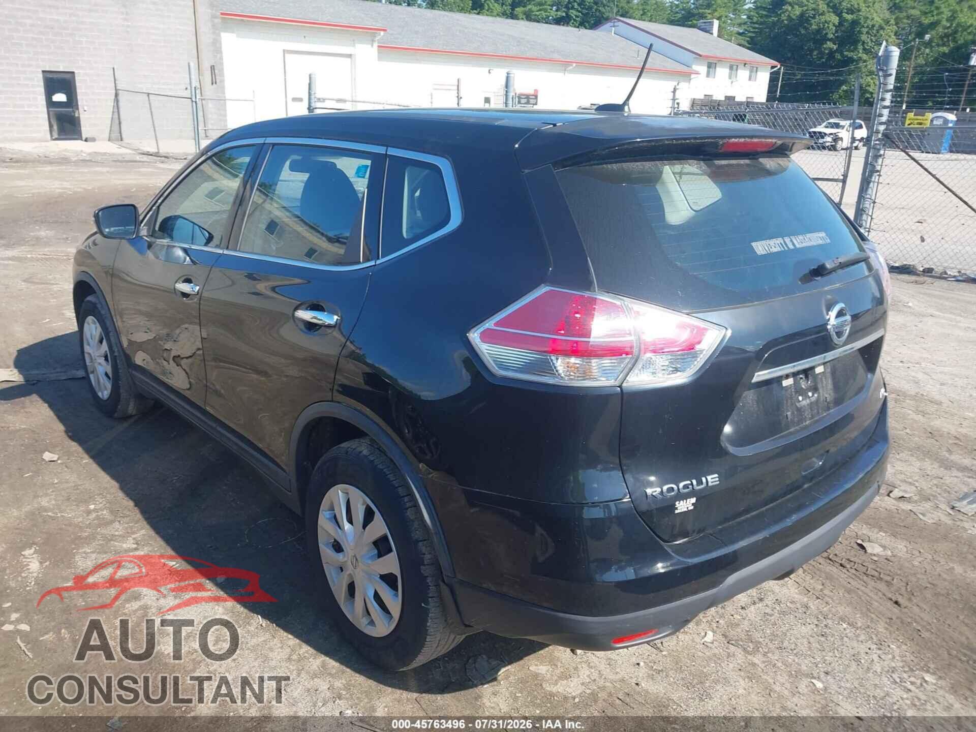 NISSAN ROGUE 2015 - KNMAT2MV2FP537840
