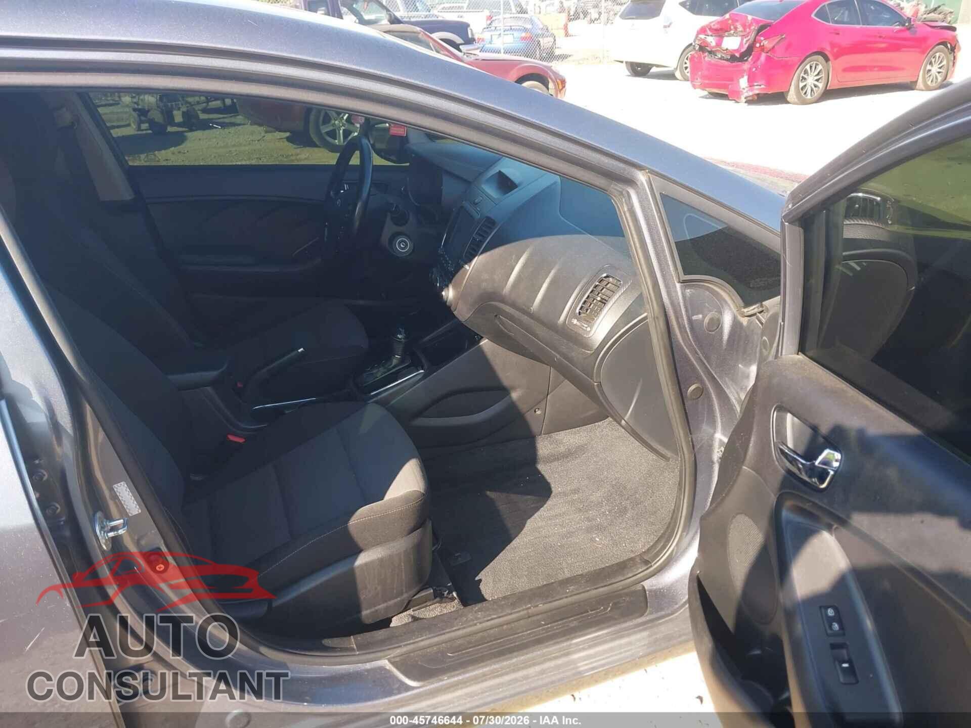 KIA FORTE 2017 - 3KPFL4A72HE060627
