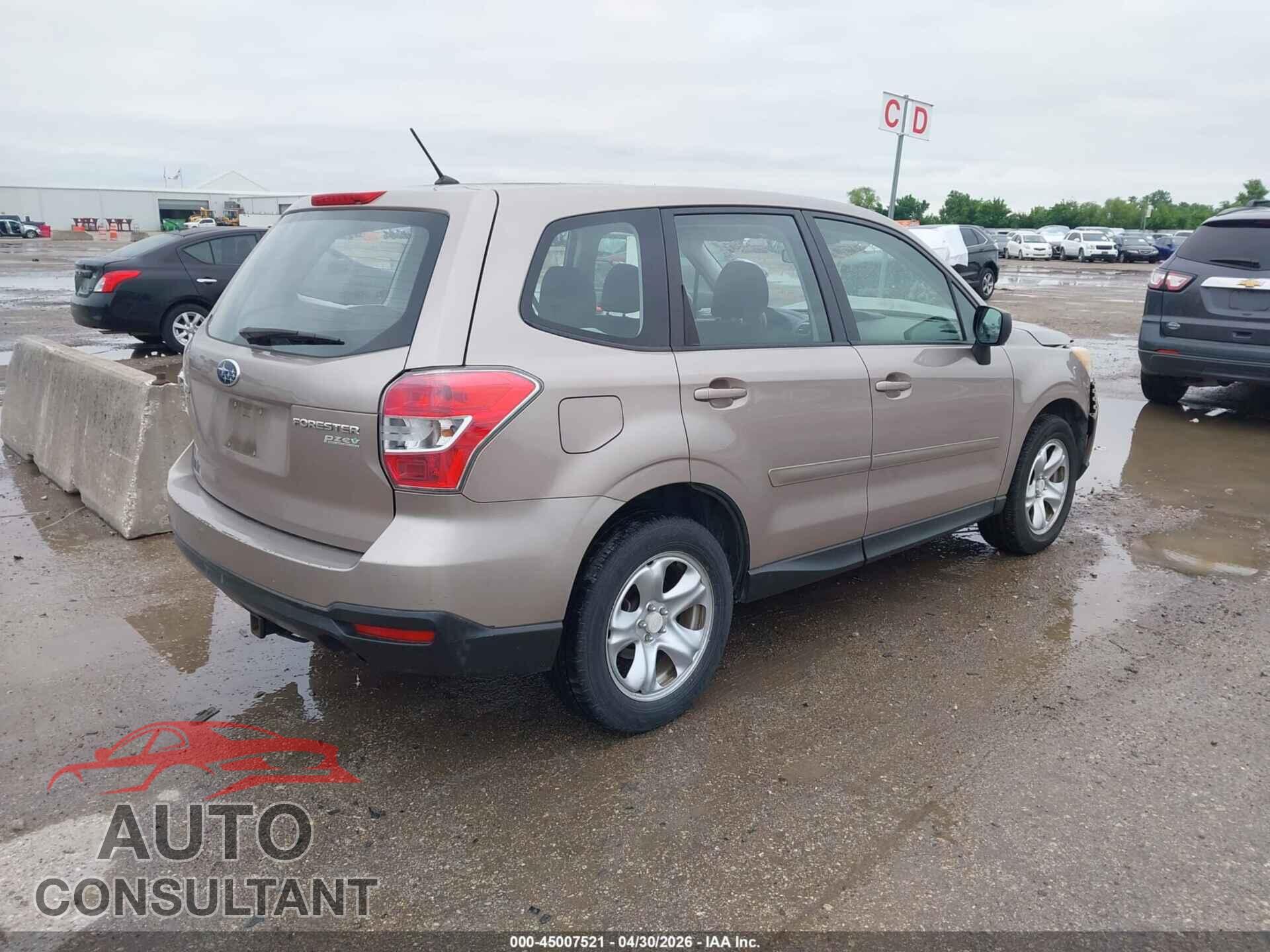 SUBARU FORESTER 2014 - JF2SJAAC5EH422991
