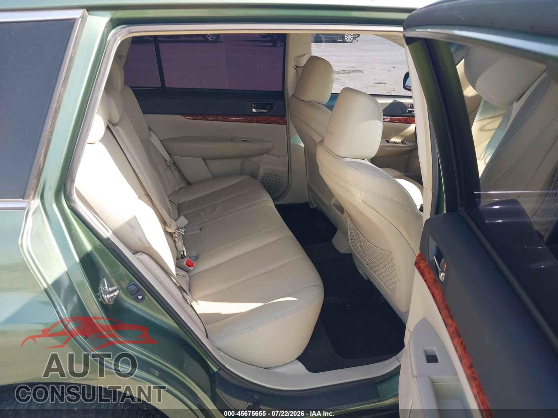 SUBARU OUTBACK 2012 - 4S4BRDLC8C2301549
