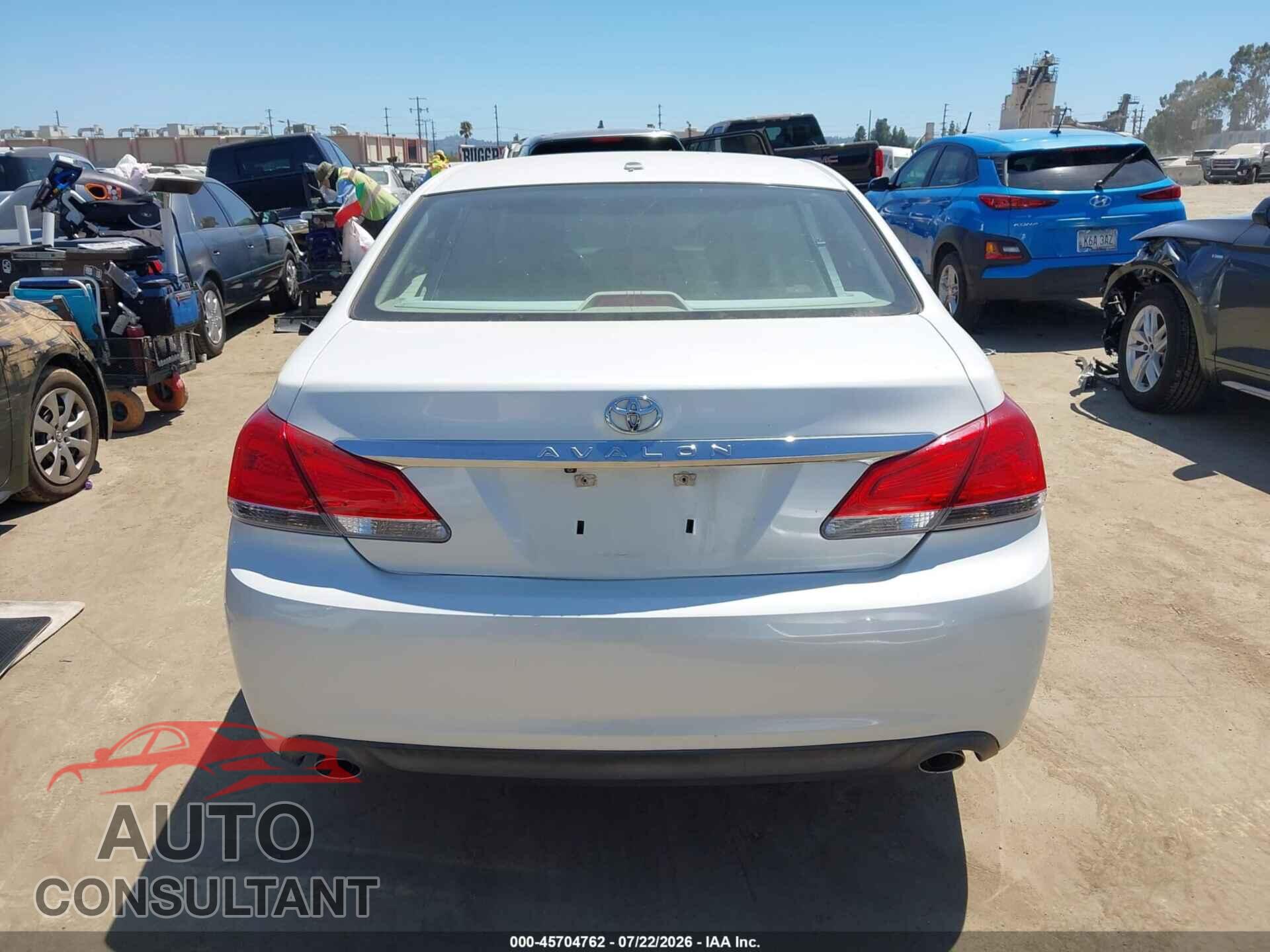 TOYOTA AVALON 2012 - 4T1BK3DB5CU460070