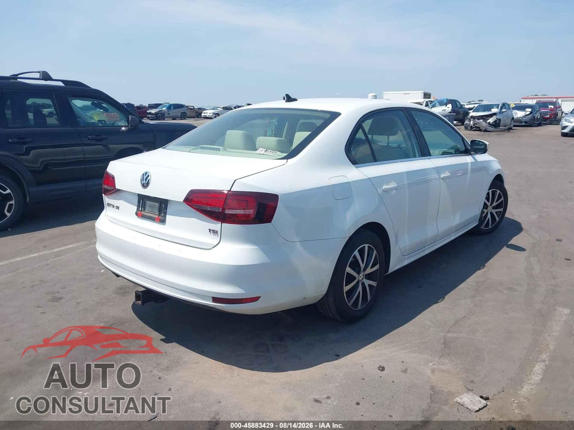 VOLKSWAGEN JETTA 2017 - 3VWDB7AJ3HM281485