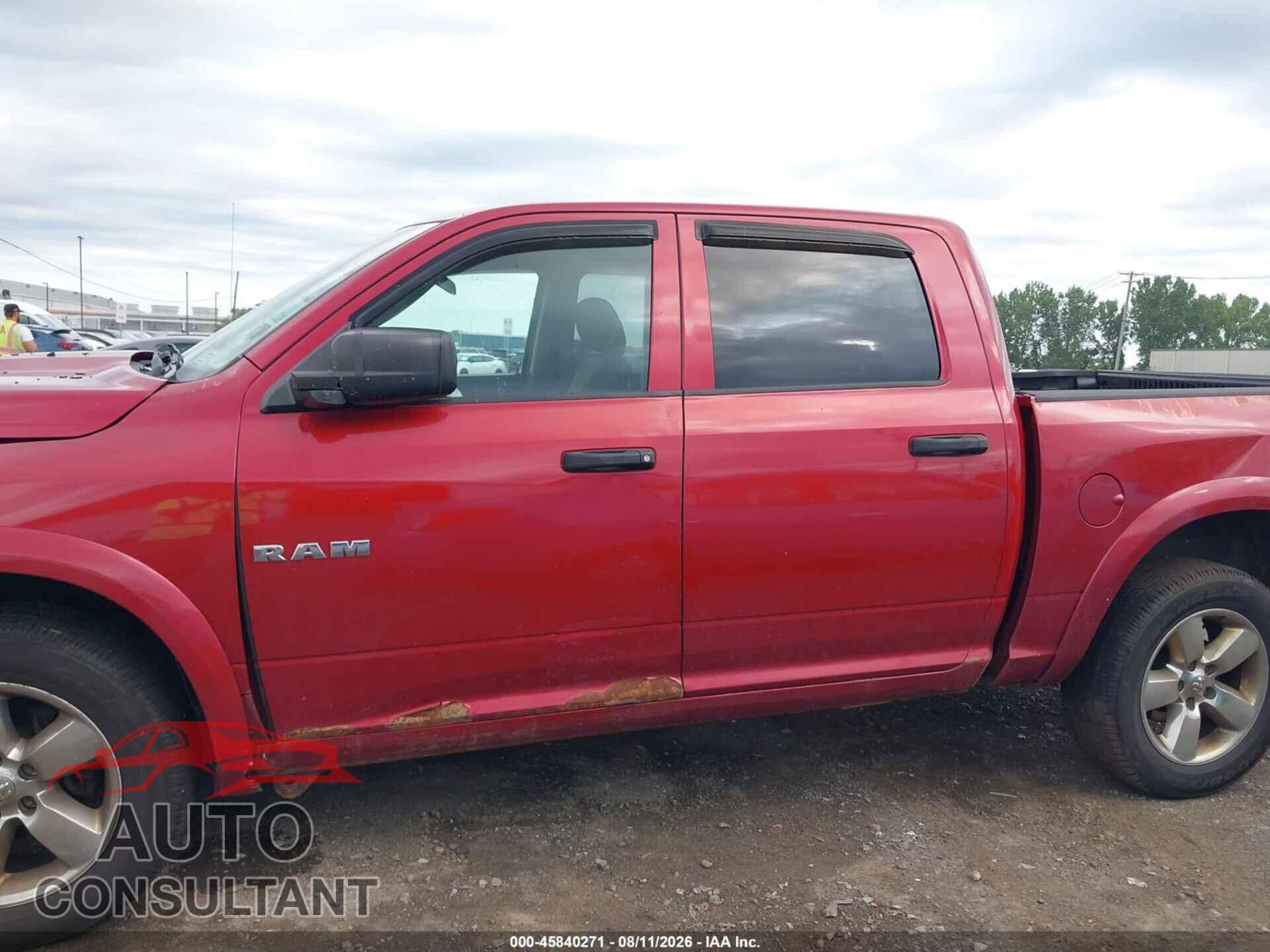 DODGE RAM 1500 2010 - 1D7RV1CP4AS154391