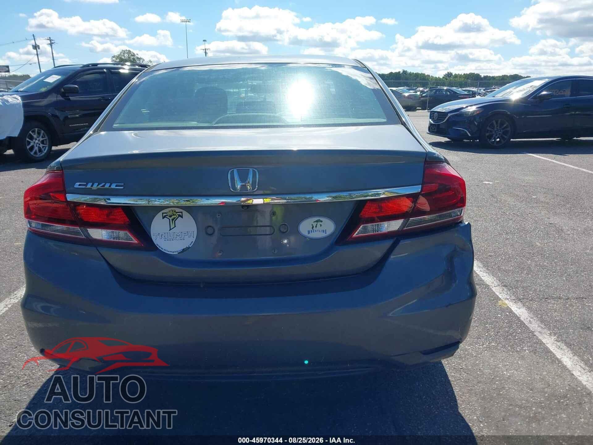 HONDA CIVIC 2013 - 19XFB2F89DE218030