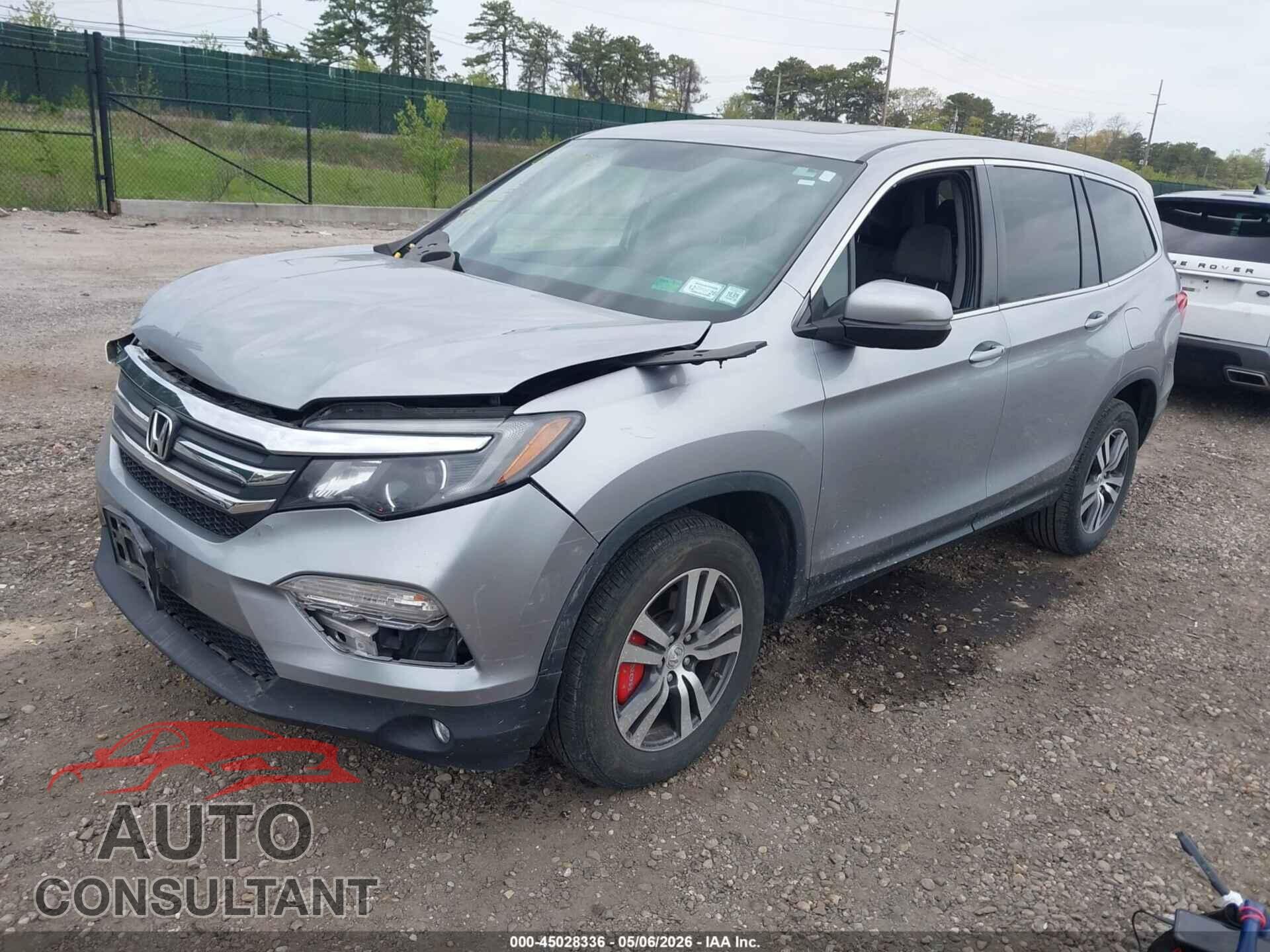 HONDA PILOT 2017 - 5FNYF6H56HB079739
