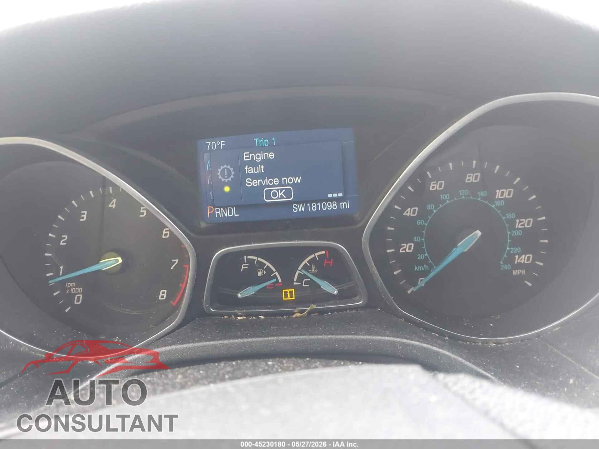 FORD FOCUS 2014 - 1FADP3F21EL417663