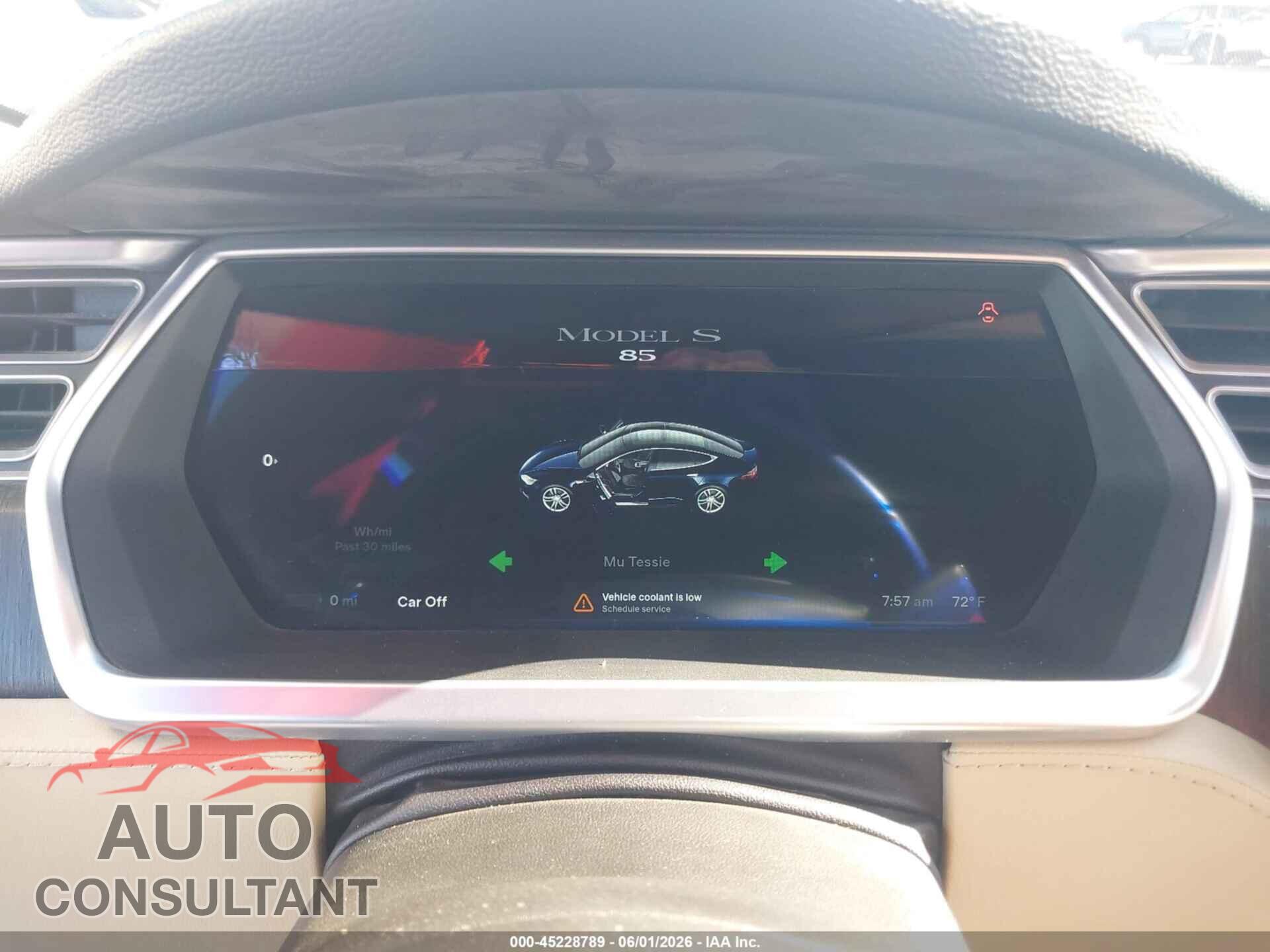 TESLA MODEL S 2013 - 5YJSA1DN3DFP20935