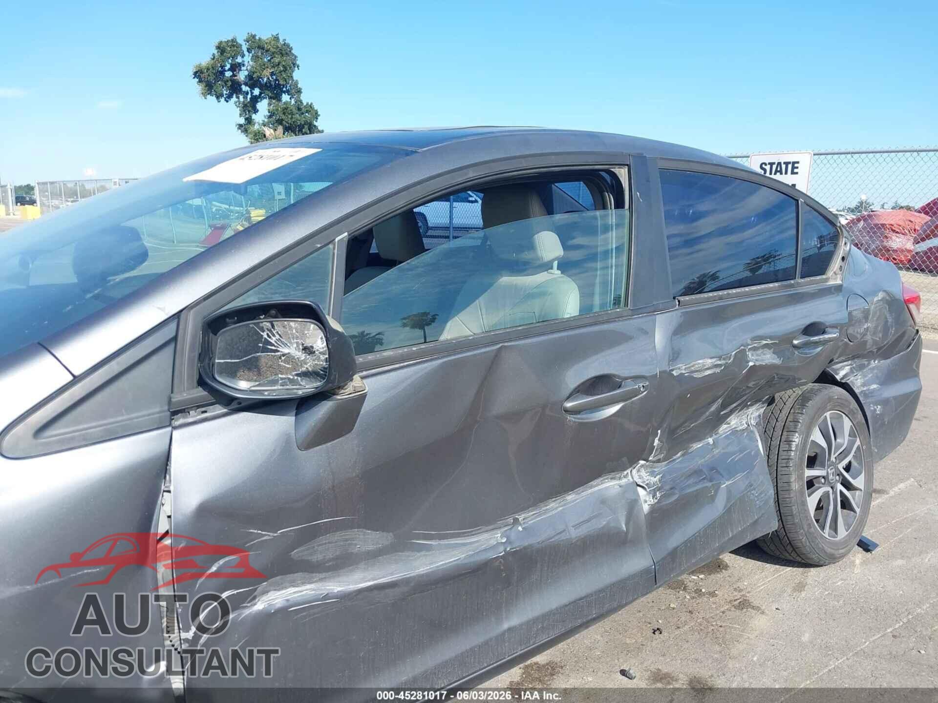 HONDA CIVIC 2013 - 19XFB2F99DE211300