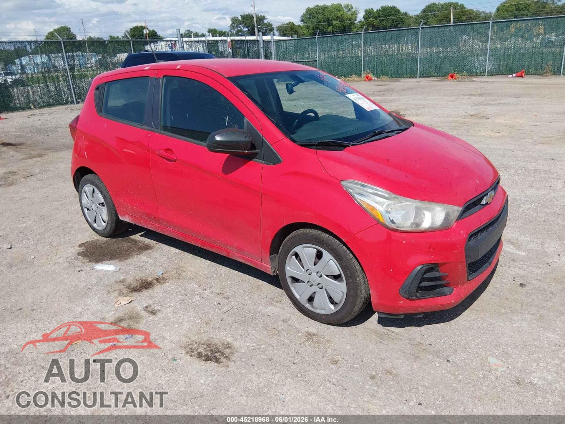 CHEVROLET SPARK 2017 - KL8CA6SA5HC757675