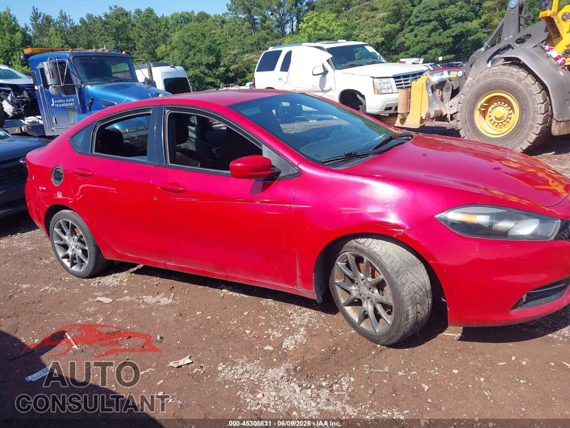 DODGE DART 2014 - 1C3CDFBB6ED927558