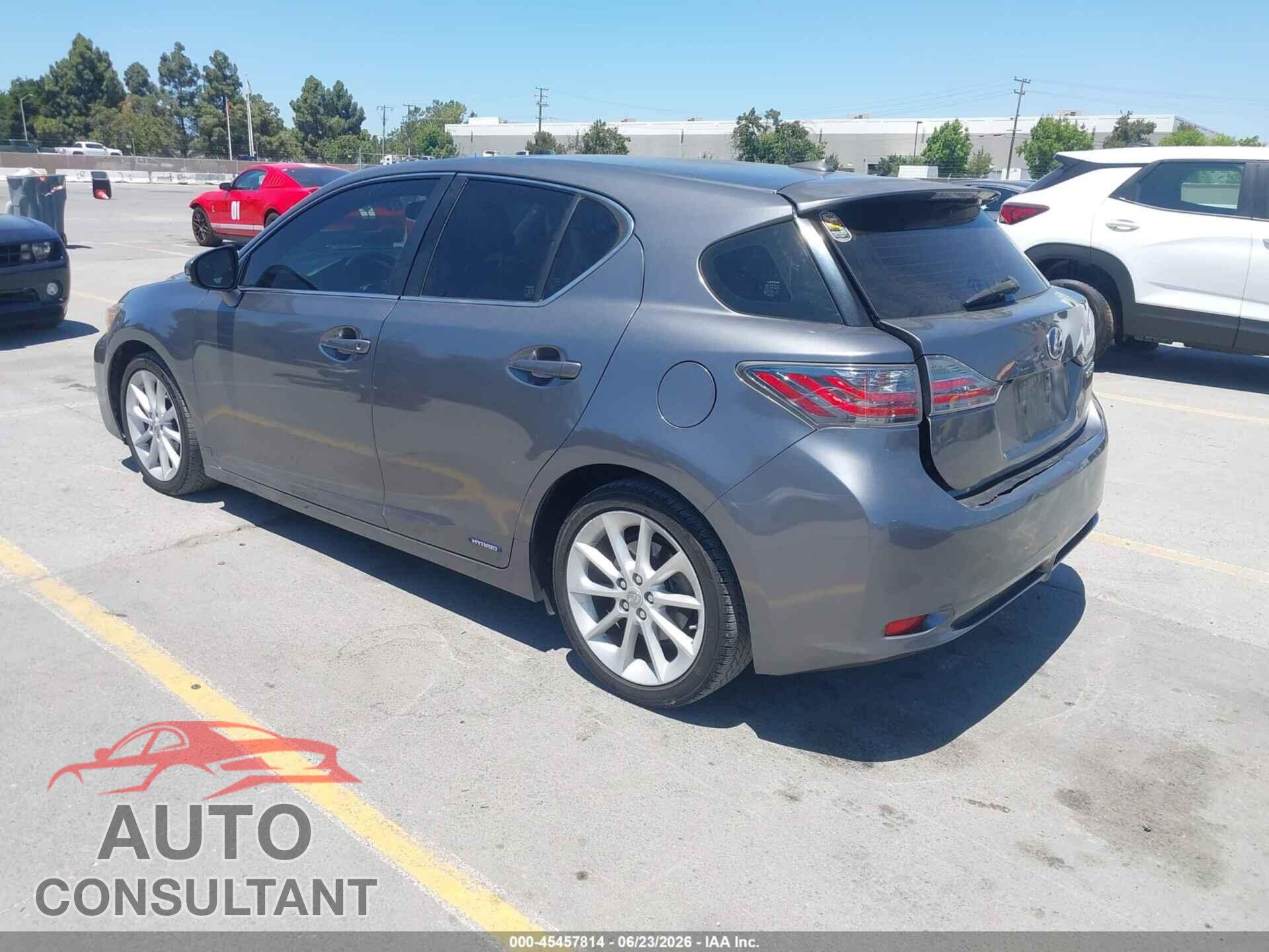 LEXUS CT 200H 2013 - JTHKD5BH8D2150220