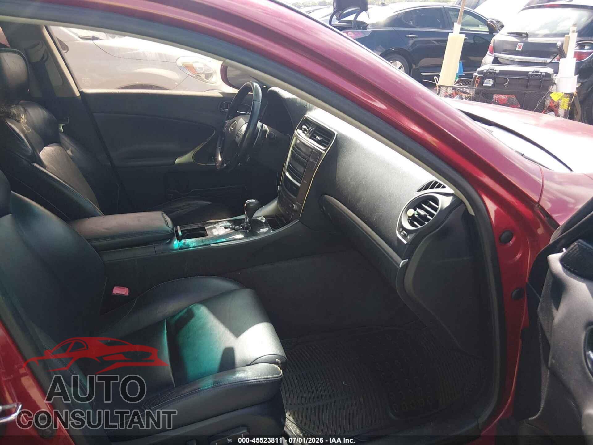 LEXUS IS 250 2012 - JTHBF5C27C5183937