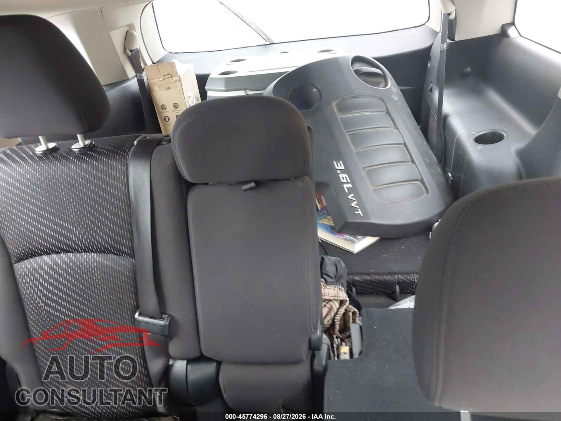 DODGE JOURNEY 2012 - 3C4PDCBG9CT372877