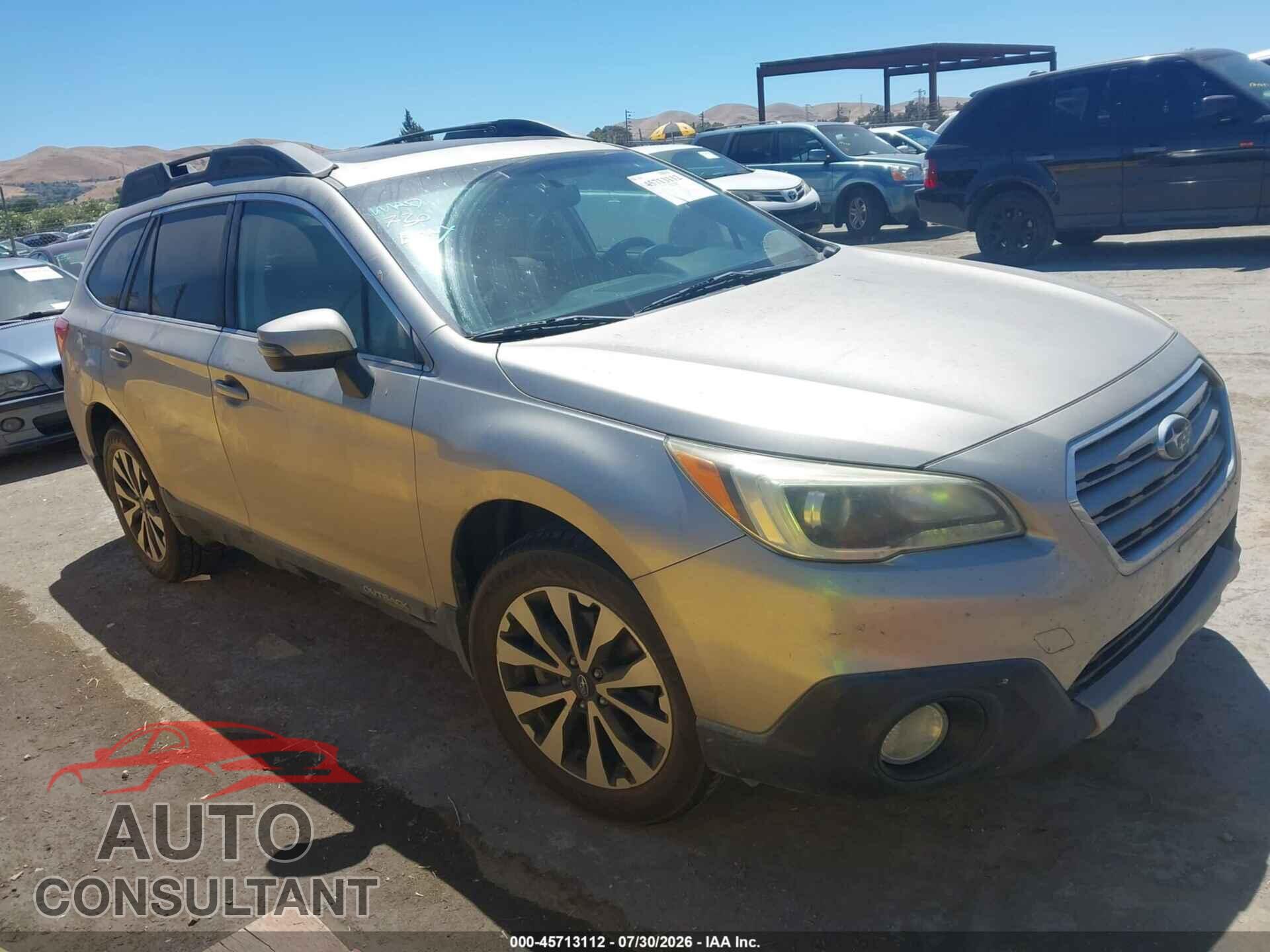 SUBARU OUTBACK 2015 - 4S4BSALC0F3330190