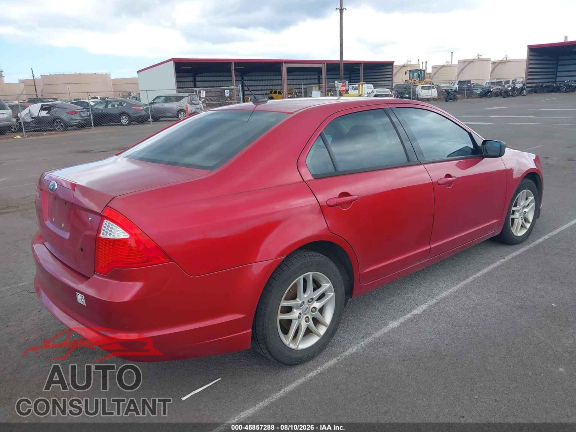 FORD FUSION 2010 - 3FAHP0GA3AR430822