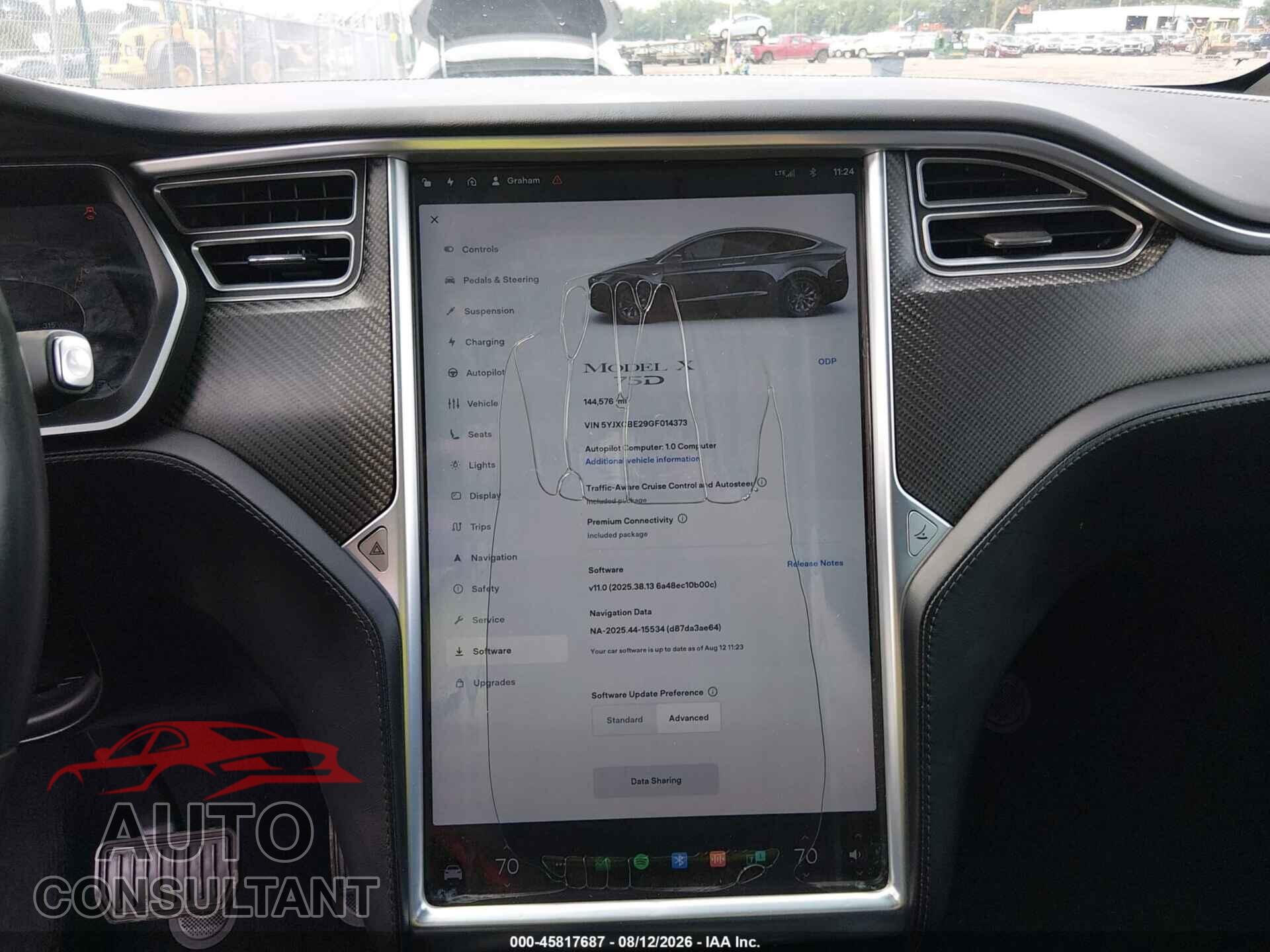 TESLA MODEL X 2016 - 5YJXCBE29GF014373