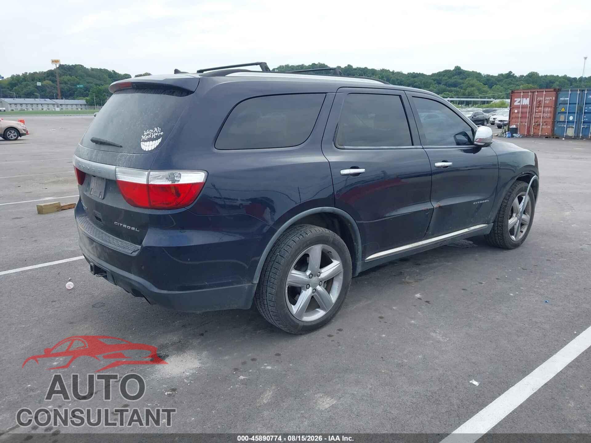 DODGE DURANGO 2011 - 1D4SE5GT3BC674476
