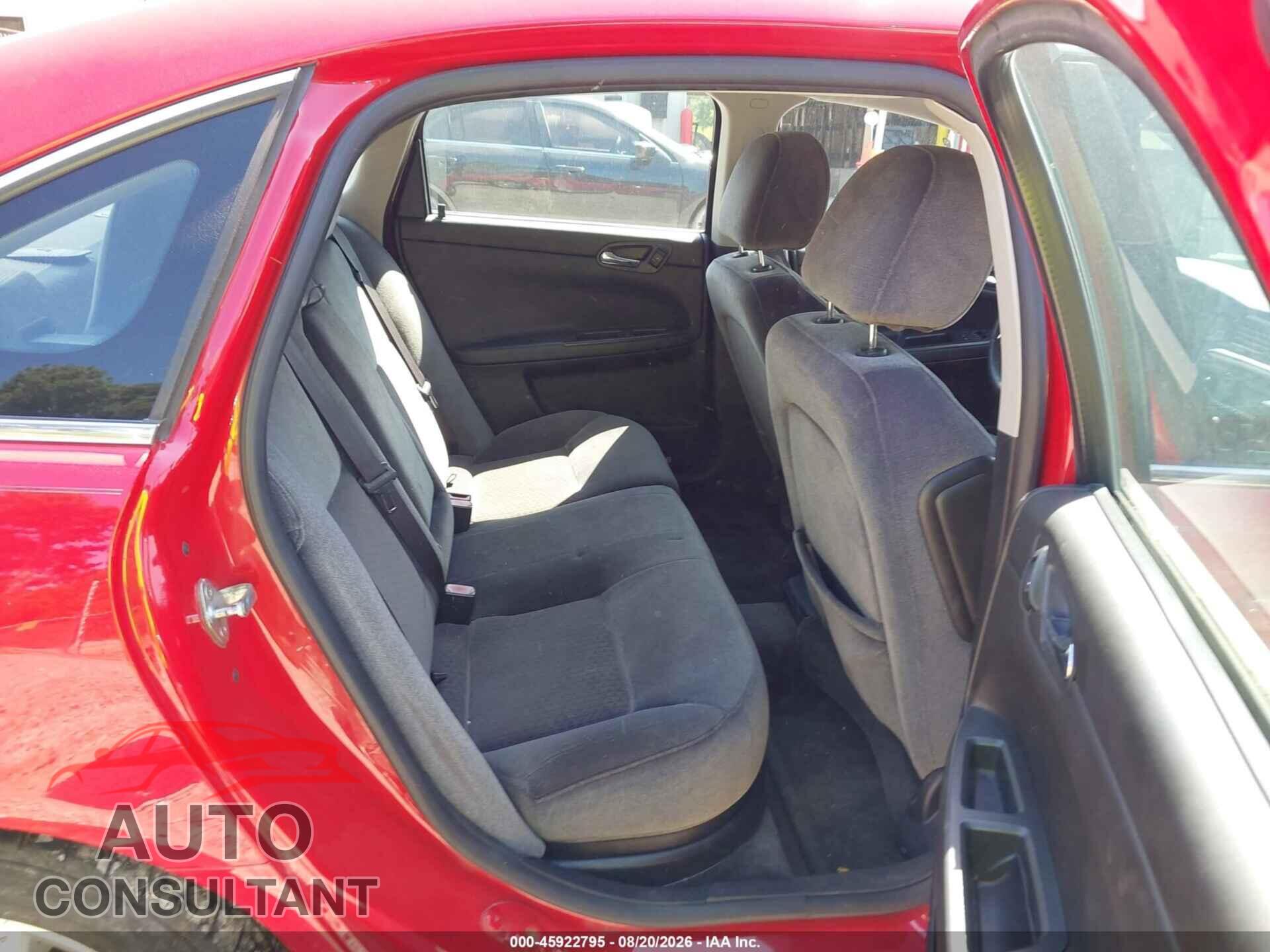 CHEVROLET IMPALA 2012 - 2G1WB5E36C1330389