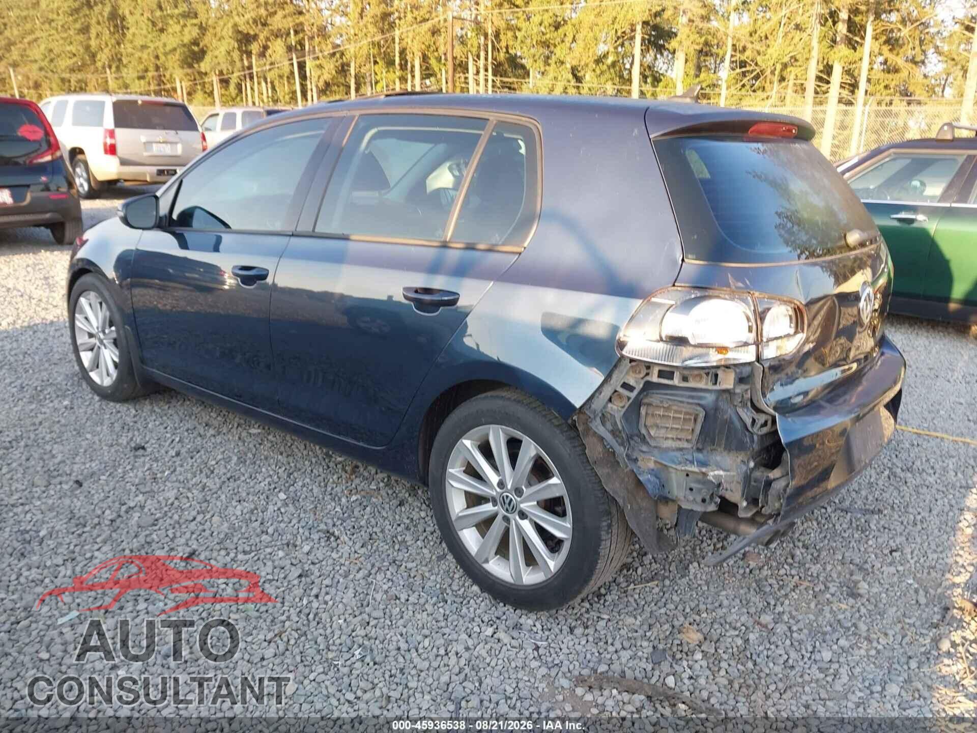 VOLKSWAGEN GOLF 2012 - WVWNM7AJ6CW251908