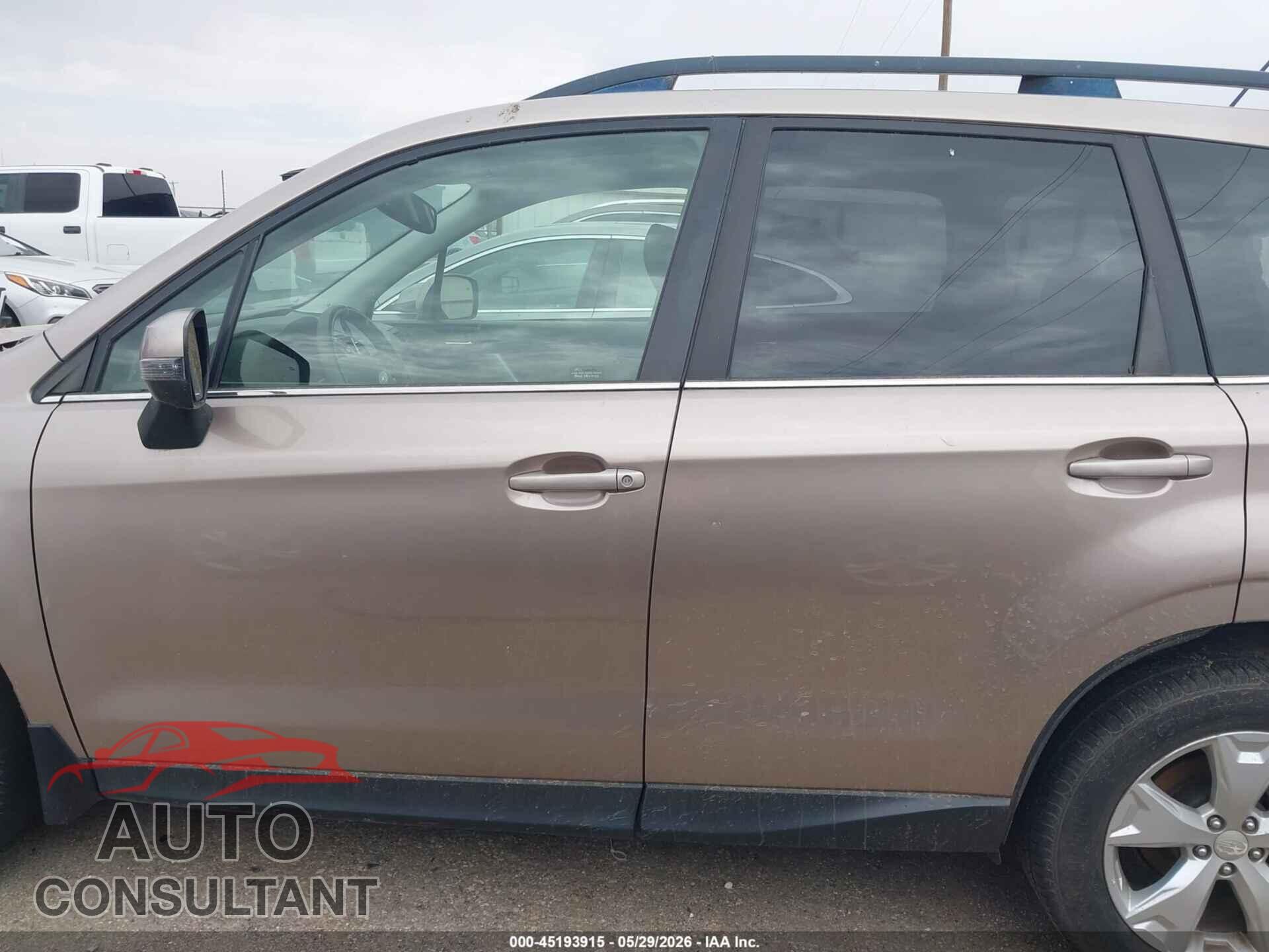 SUBARU FORESTER 2014 - JF2SJAMC7EH492732