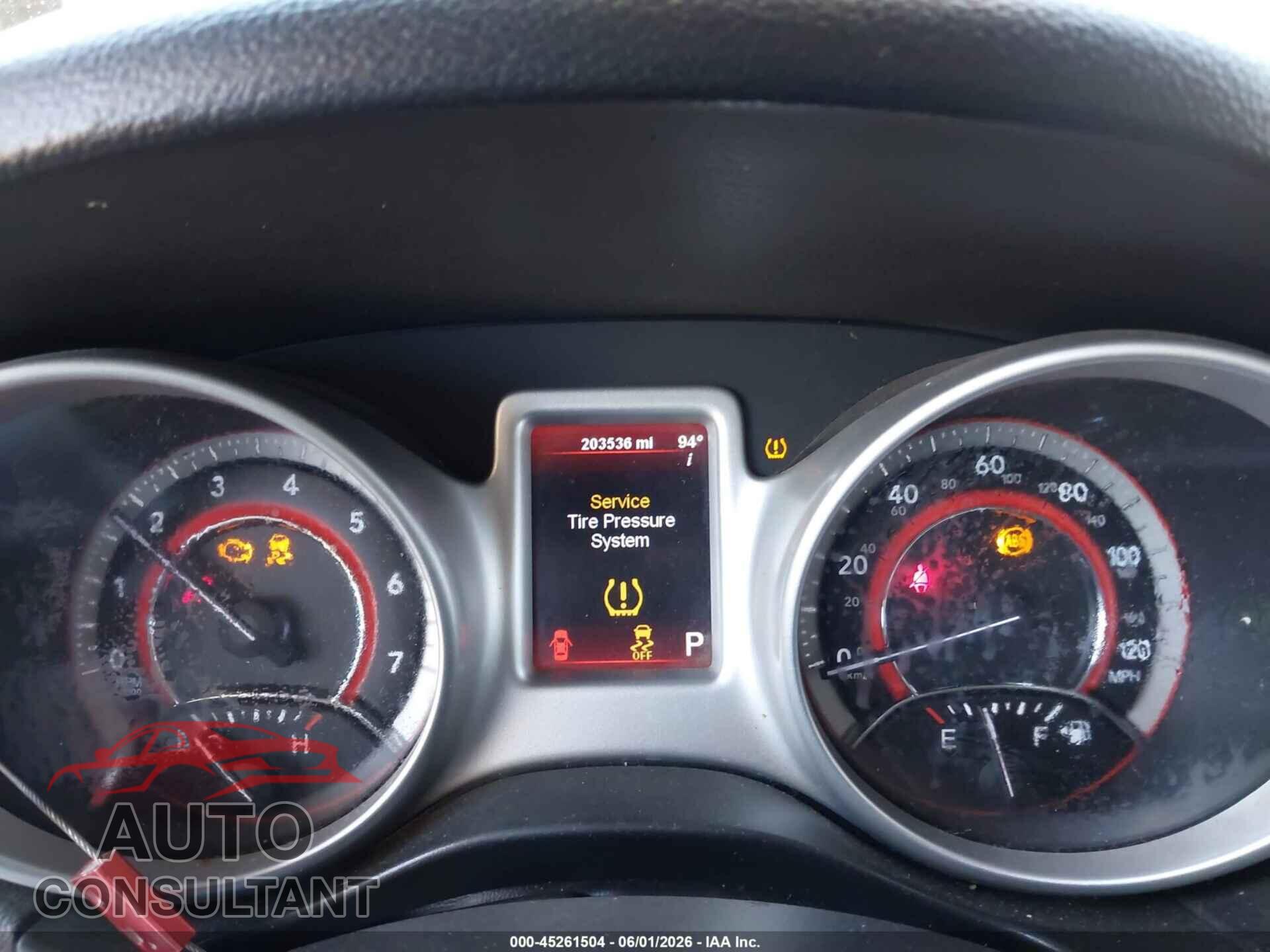 DODGE JOURNEY 2012 - 3C4PDCAB1CT239147