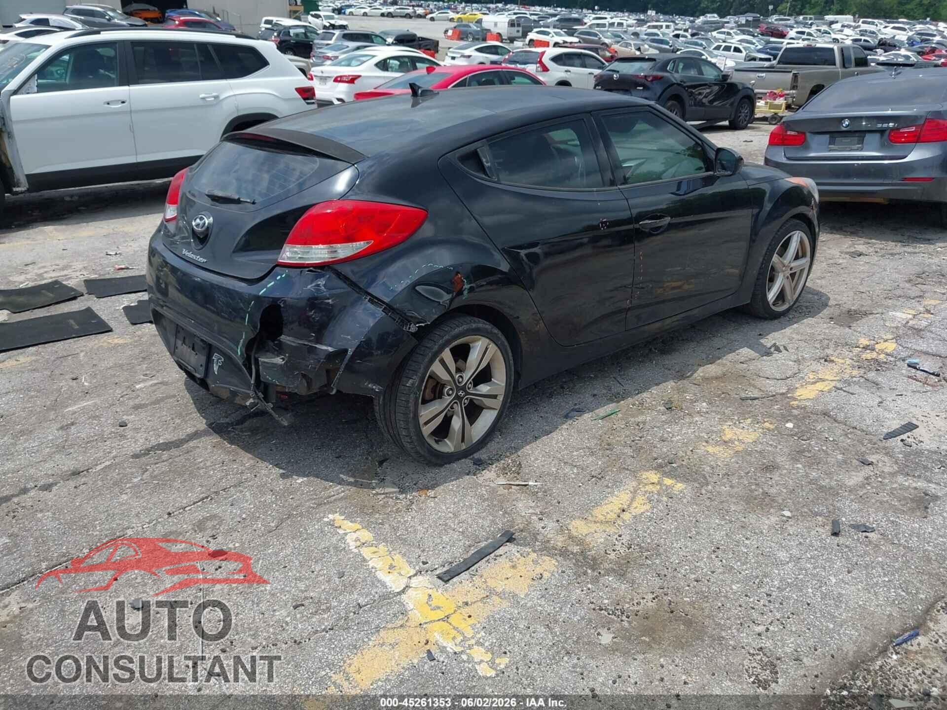 HYUNDAI VELOSTER 2012 - KMHTC6AD4CU052796