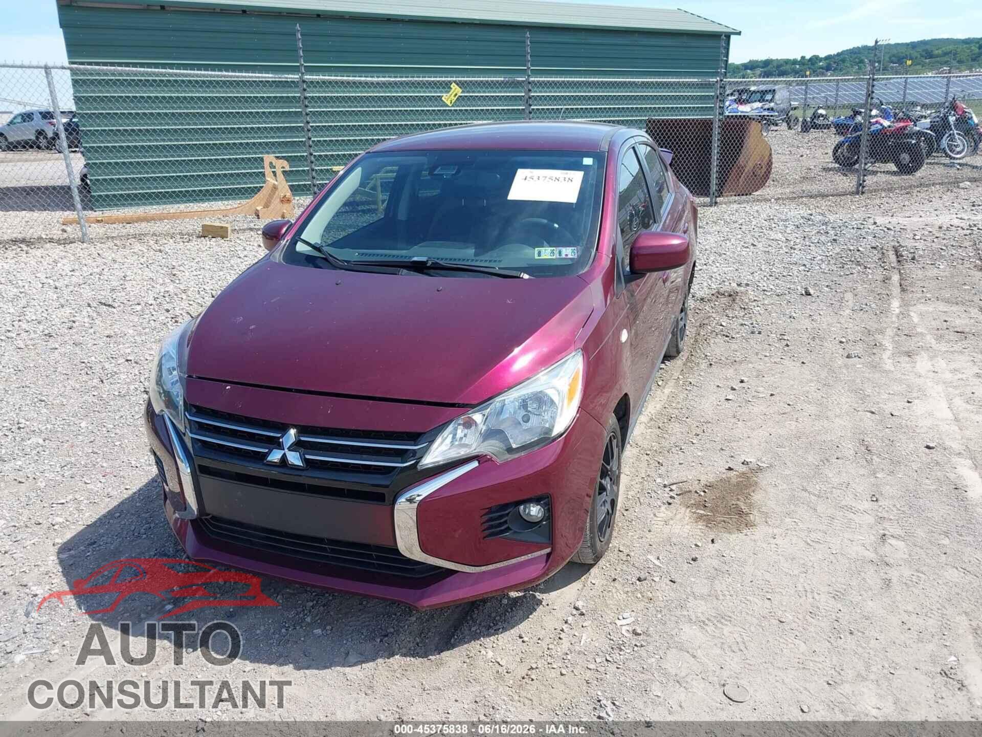MITSUBISHI MIRAGE G4 2022 - ML32FUFJ2NHF06149
