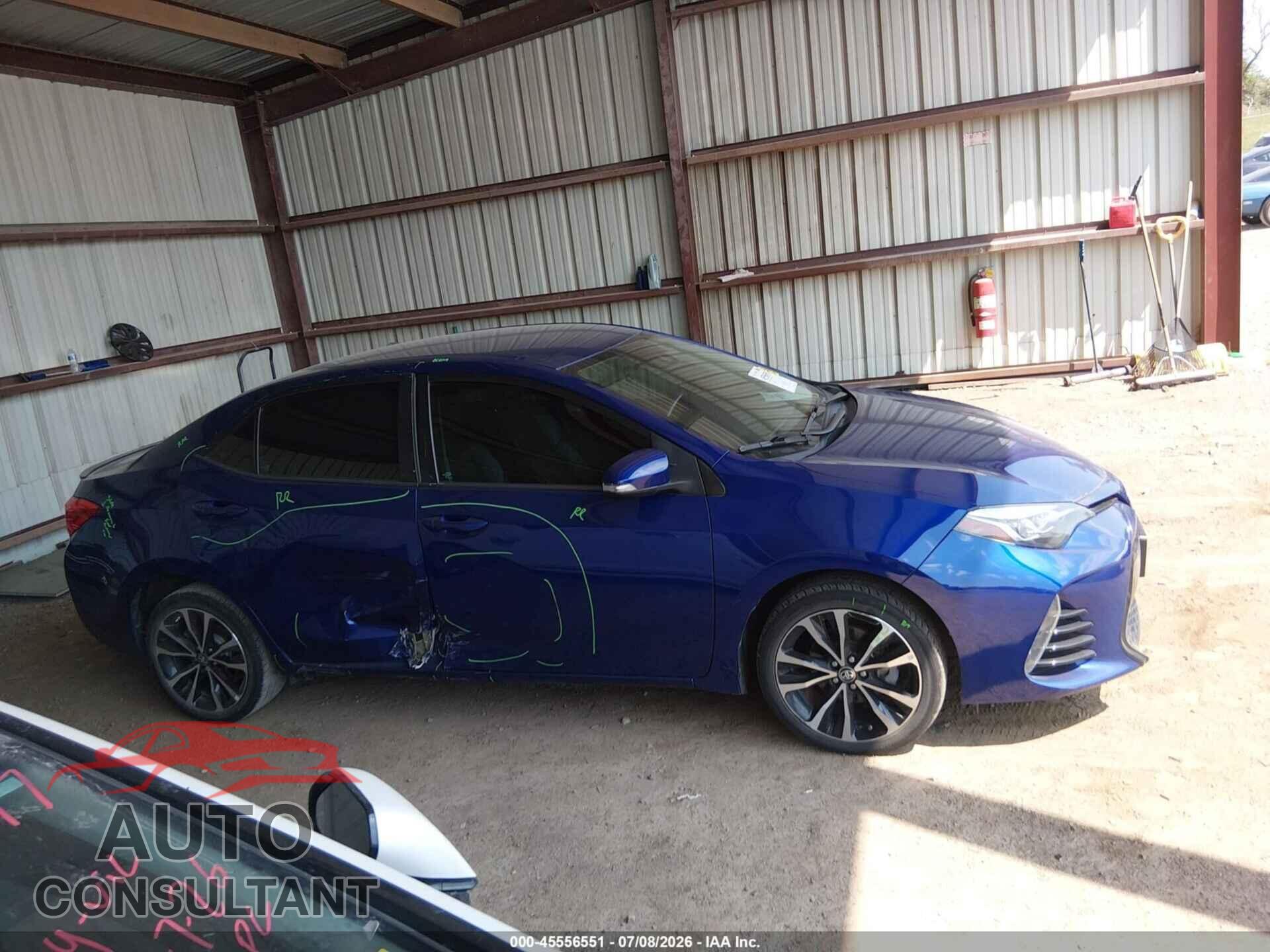 TOYOTA COROLLA 2017 - 5YFBURHE4HP680486