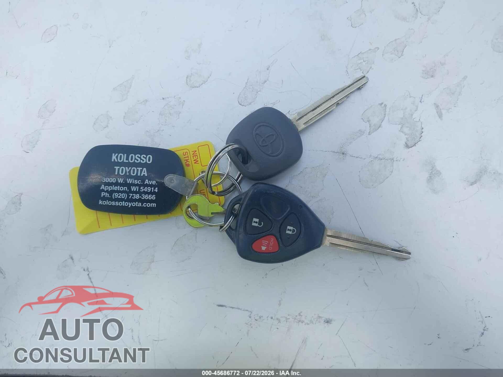 TOYOTA RAV4 2011 - 2T3BF4DV9BW111424