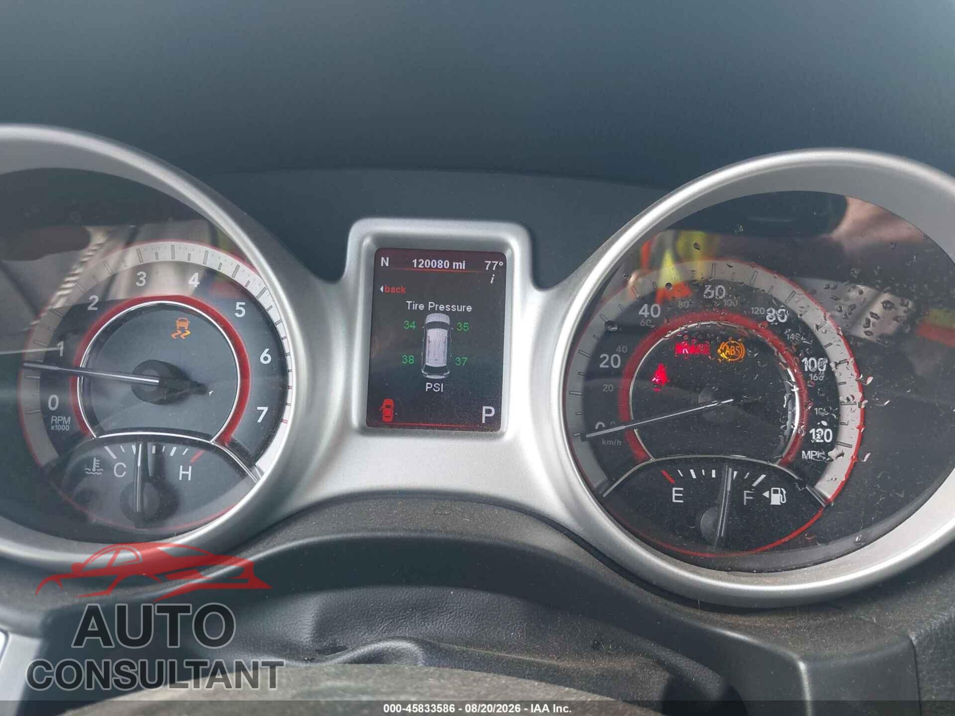 DODGE JOURNEY 2012 - 3C4PDCDG7CT147340