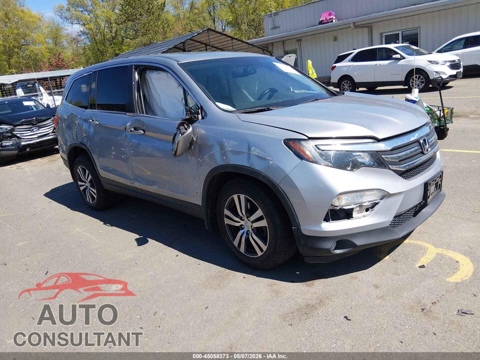 HONDA PILOT 2017 - 5FNYF6H52HB090432