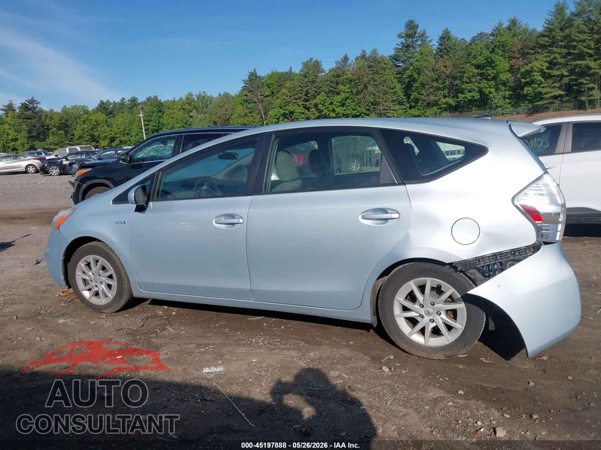 TOYOTA PRIUS V 2012 - JTDZN3EU6C3030452