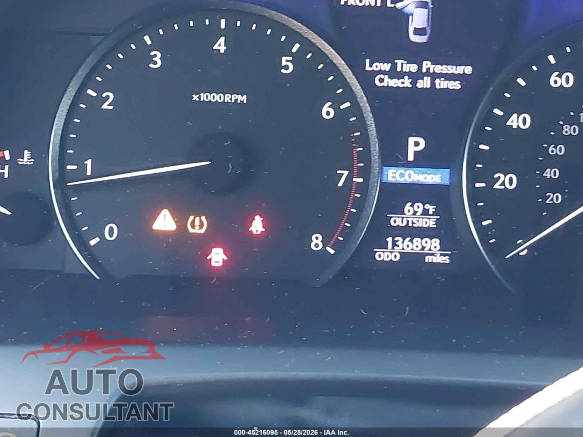 LEXUS LS 460 2013 - JTHBL5EF9D5122499