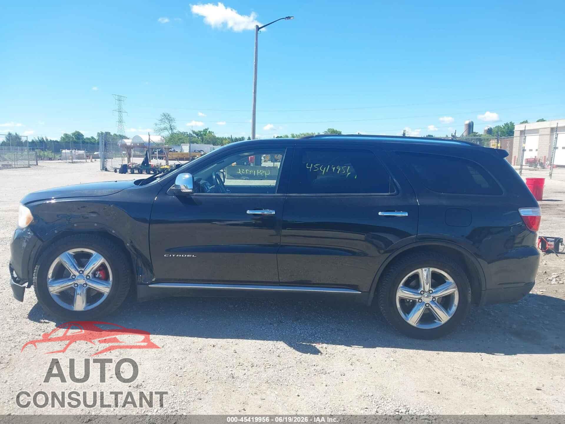 DODGE DURANGO 2011 - 1D4SE5GT7BC699221