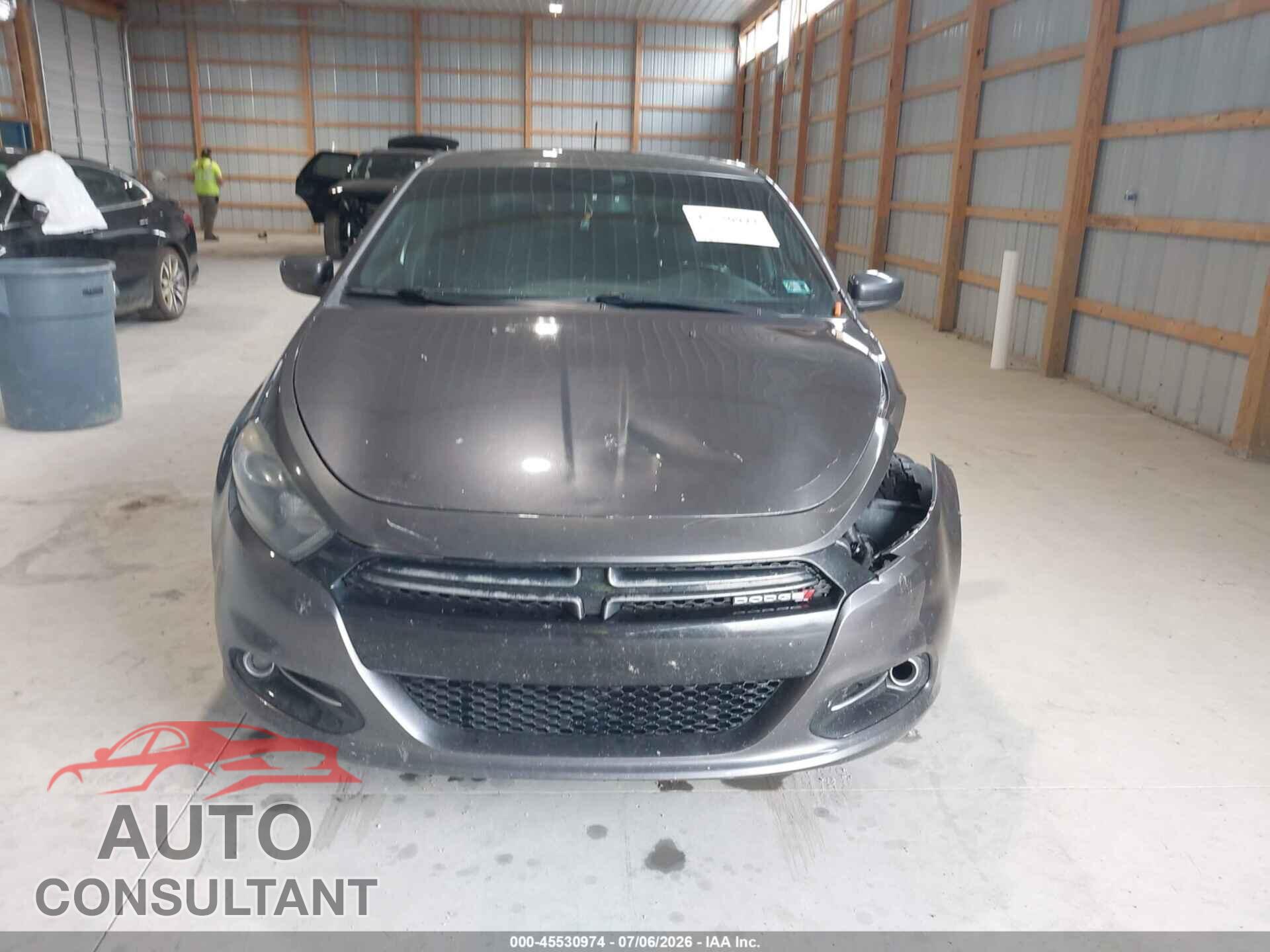 DODGE DART 2015 - 1C3CDFEB7FD266250