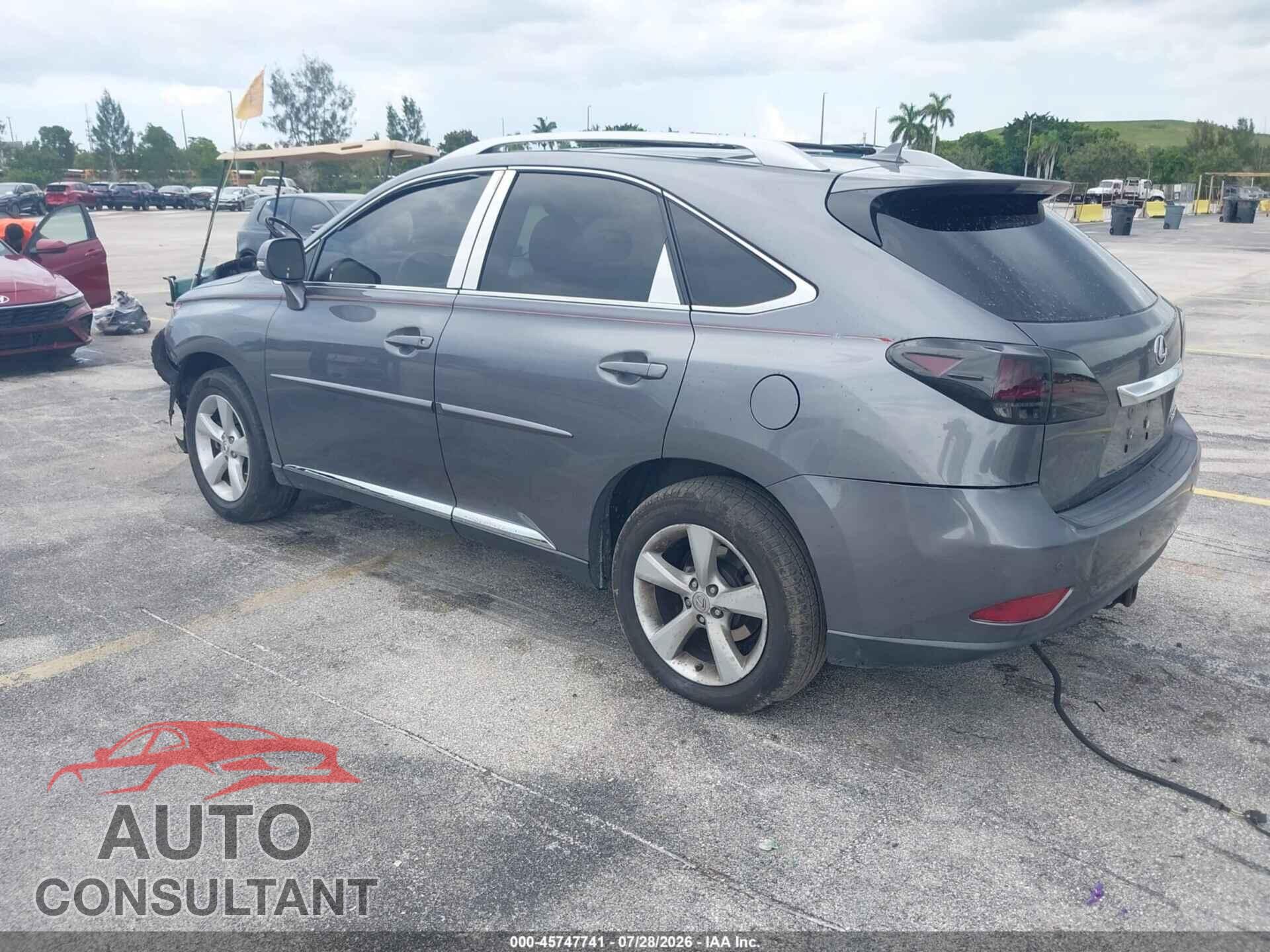 LEXUS RX 350 2012 - 2T2BK1BA7CC150269