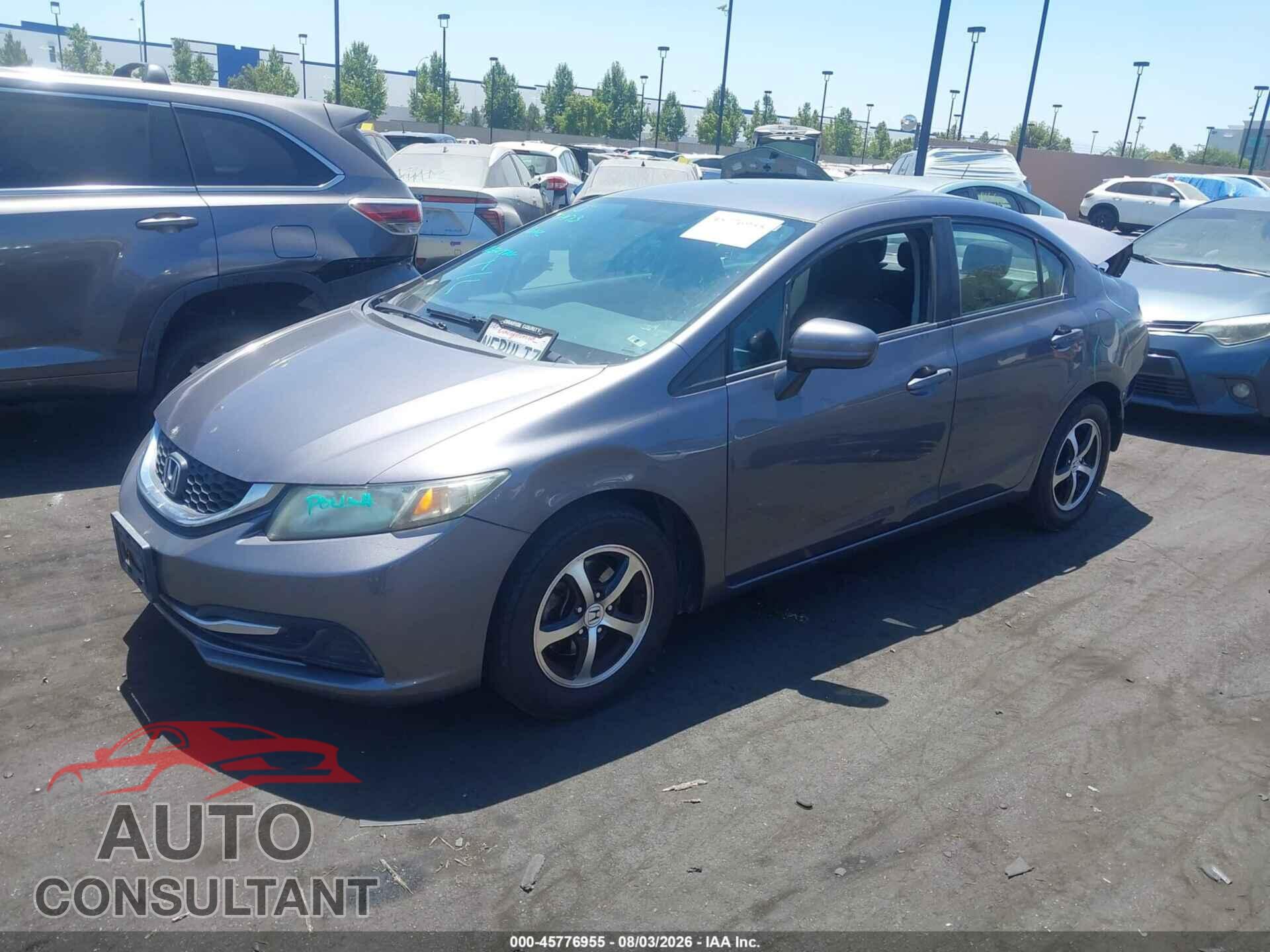 HONDA CIVIC 2015 - 19XFB2F70FE288879