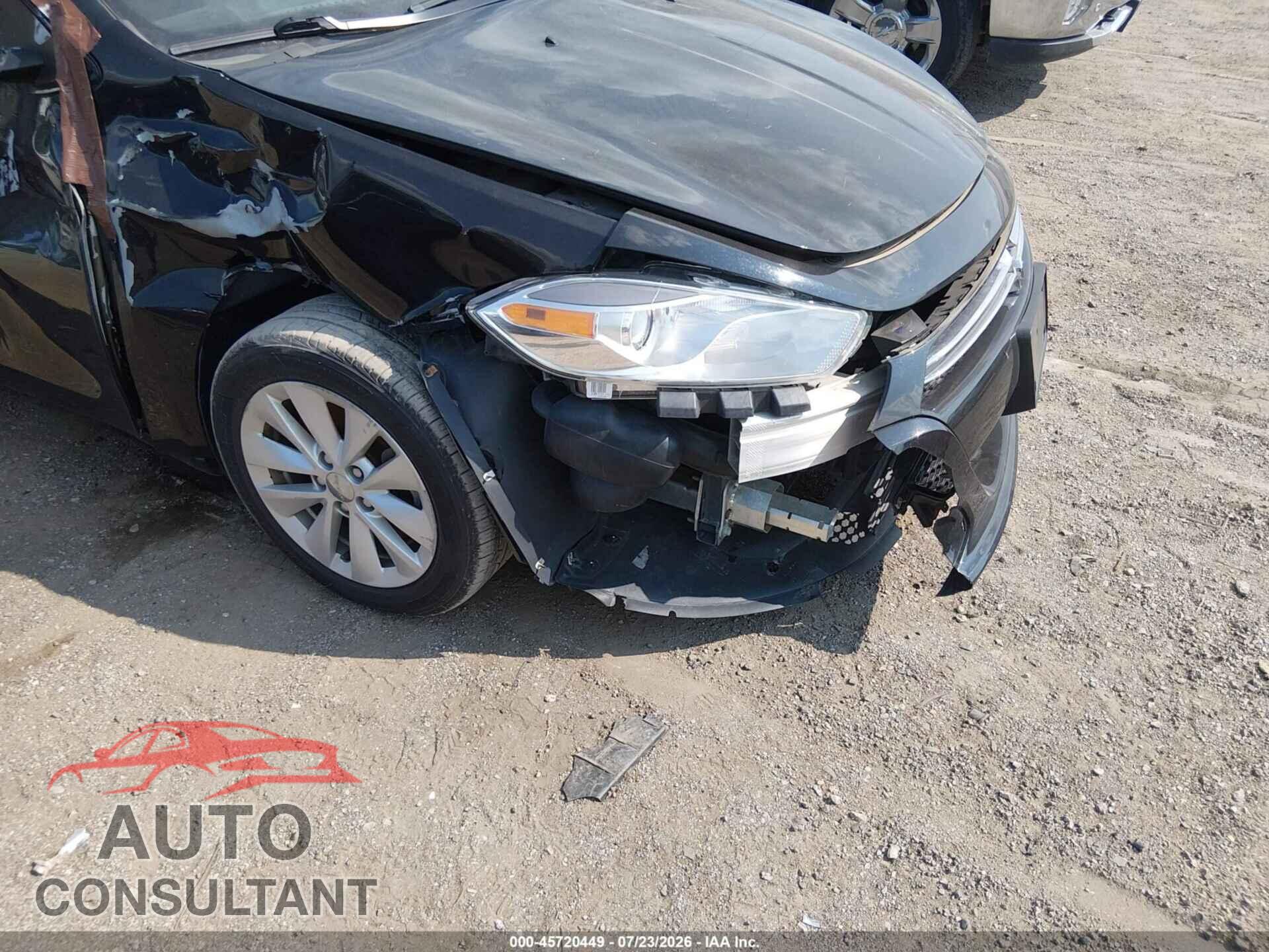 DODGE DART 2015 - 1C3CDFDH4FD123522