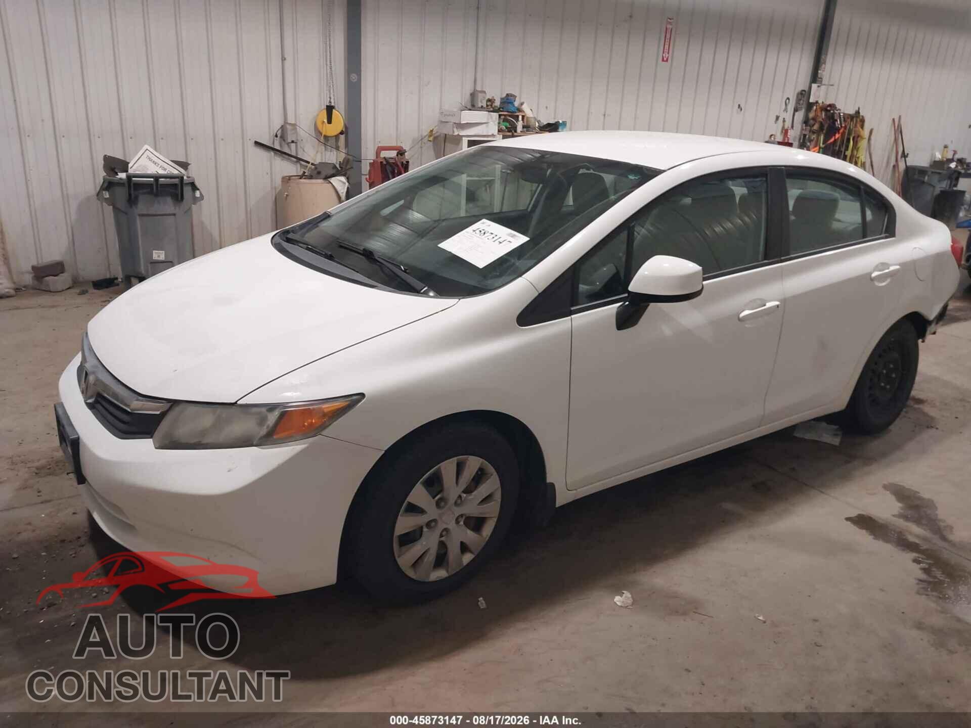 HONDA CIVIC 2012 - 2HGFB2F55CH304381