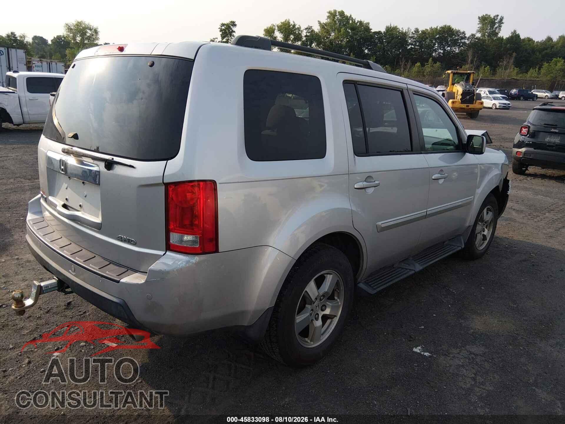 HONDA PILOT 2009 - 5FNYF48439B026834