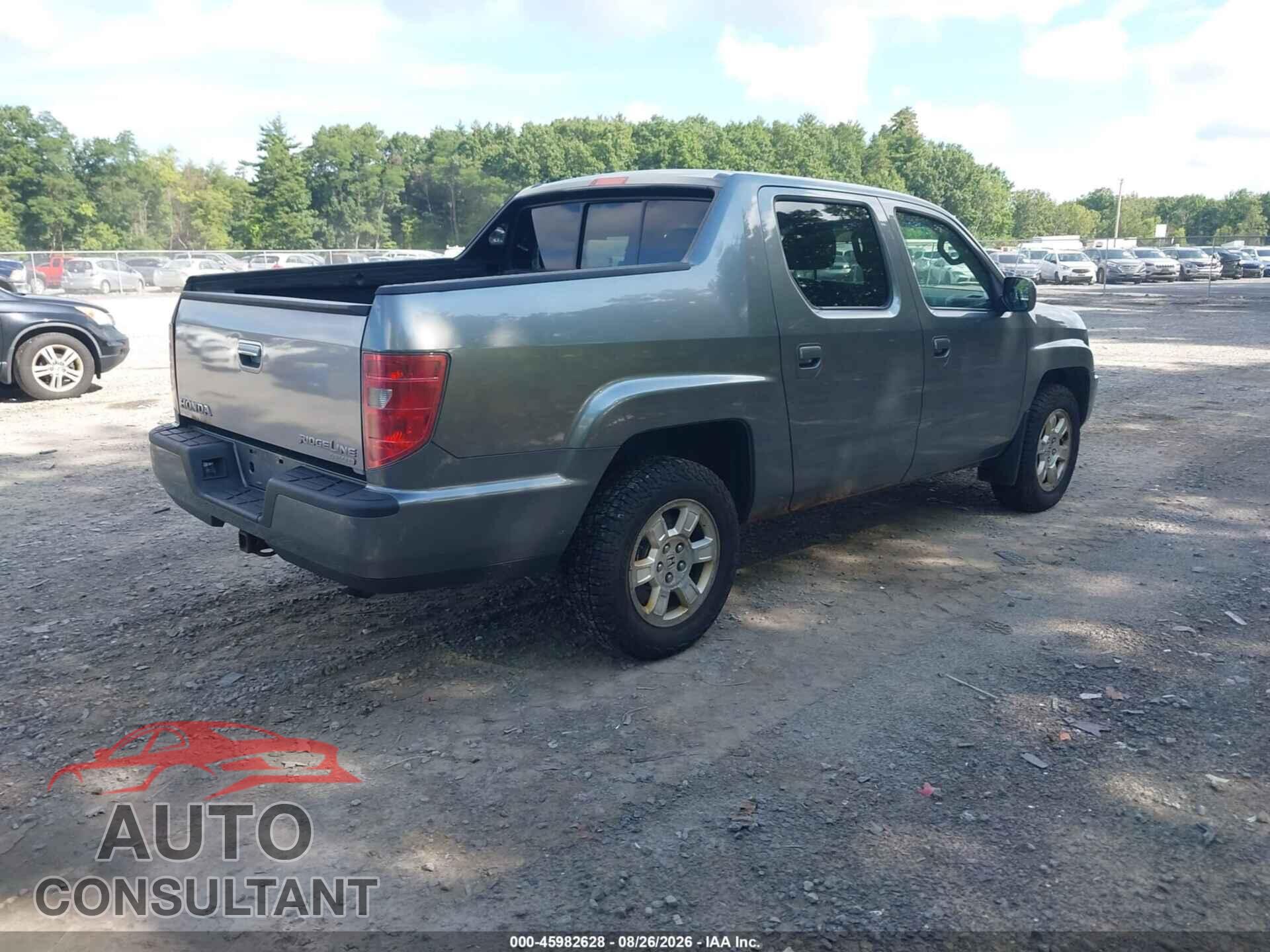 HONDA RIDGELINE 2009 - 5FPYK16429B103360