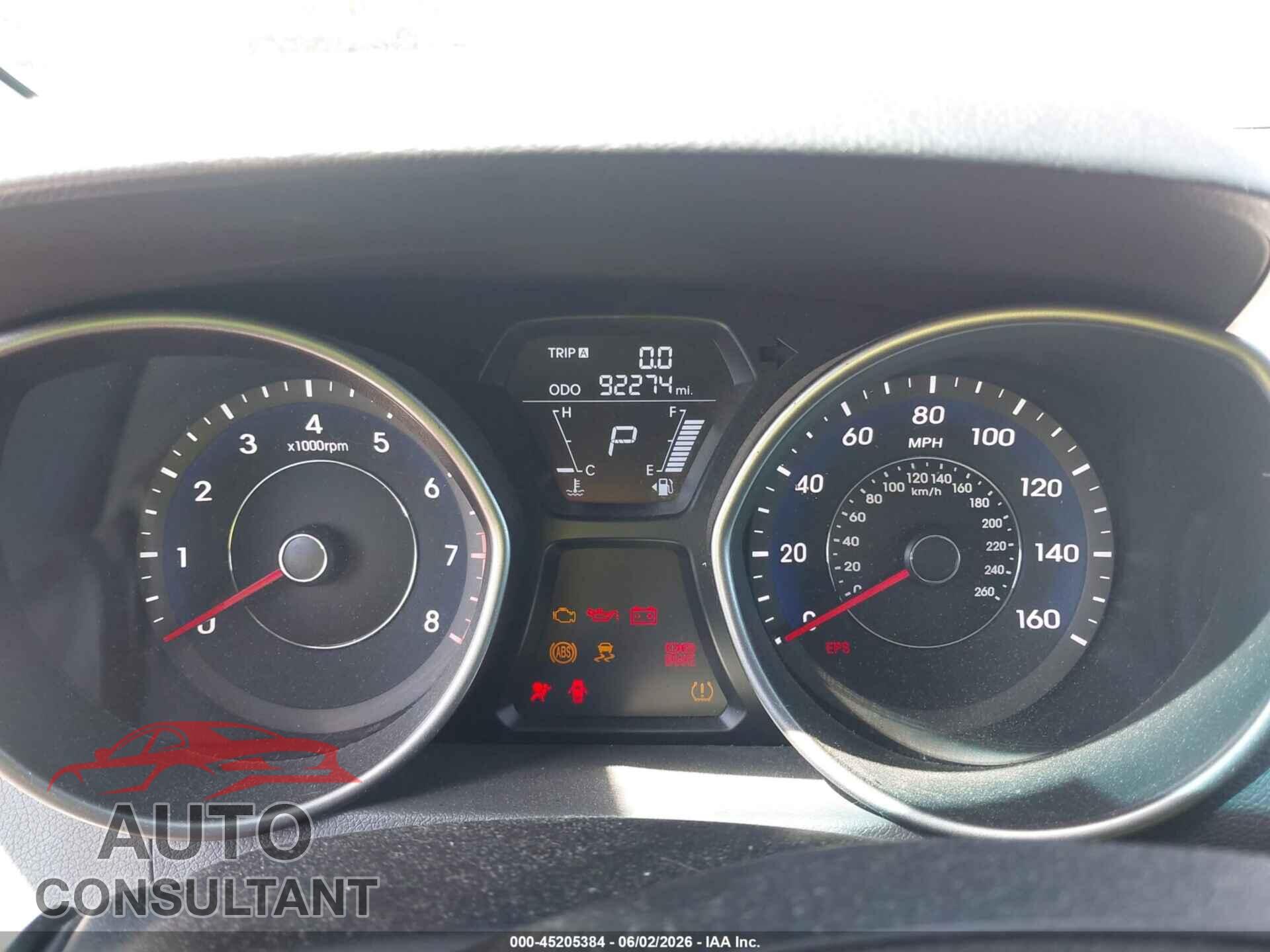HYUNDAI ELANTRA 2011 - 5NPDH4AE0BH020735