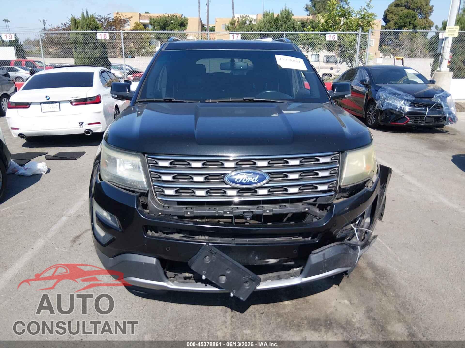 FORD EXPLORER 2016 - 1FM5K7F89GGC14343