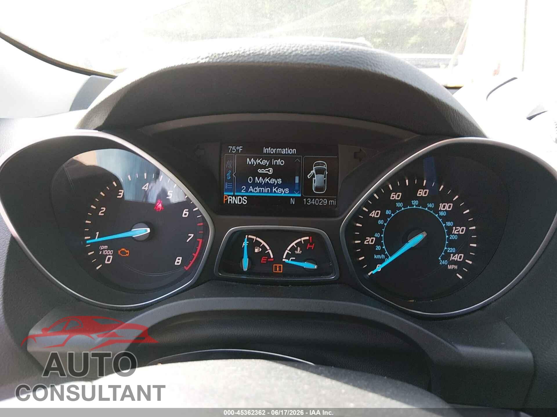 FORD ESCAPE 2015 - 1FMCU9GX6FUB54654