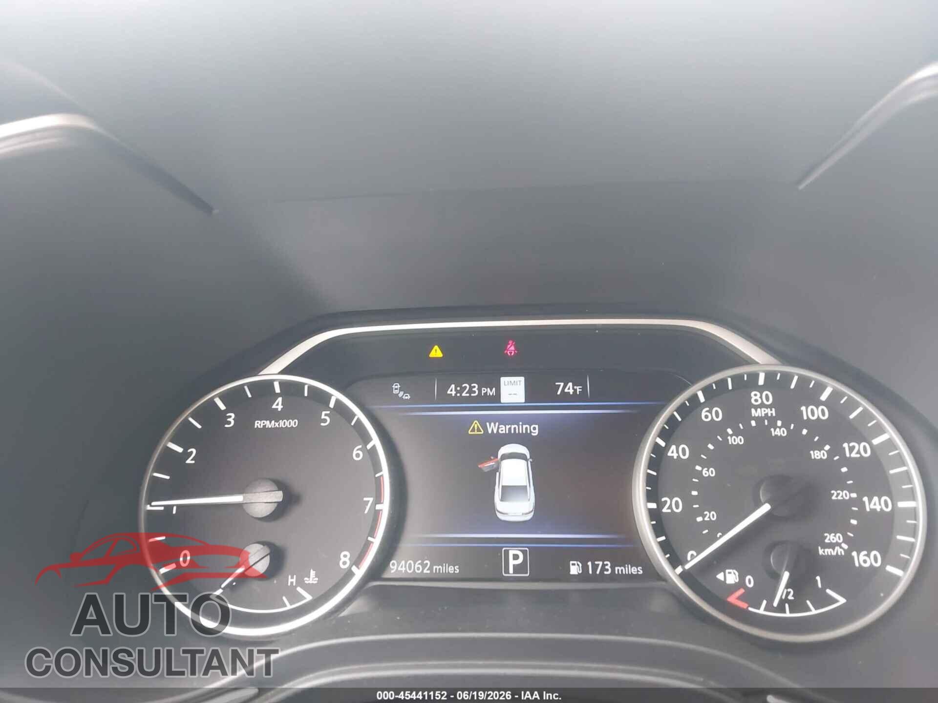 NISSAN MAXIMA 2021 - 1N4AA6EV7MC509263