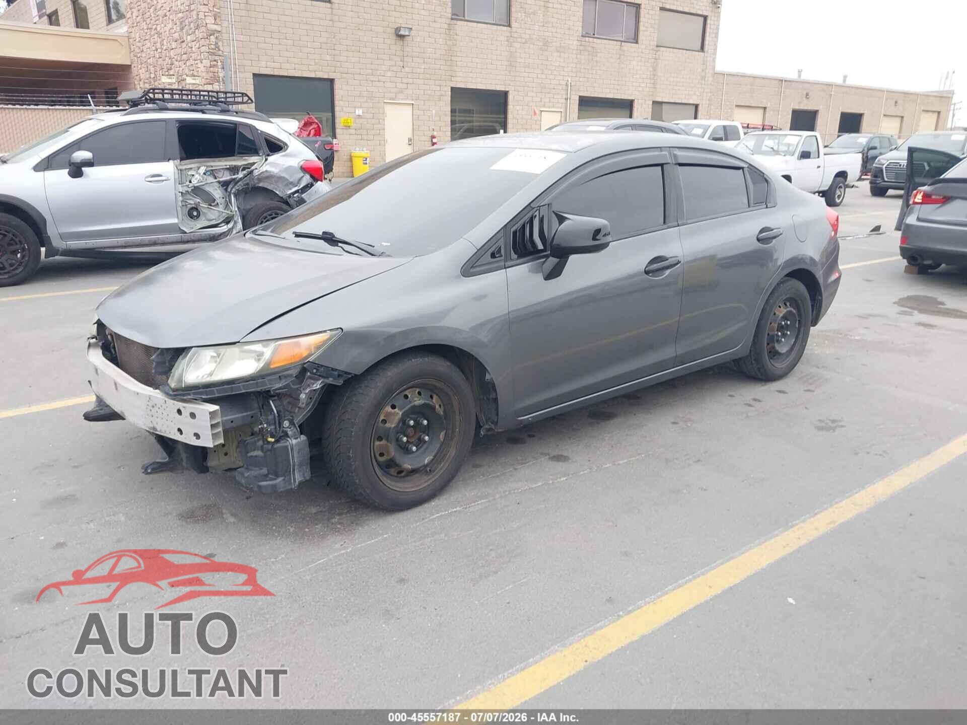 HONDA CIVIC 2012 - 19XFB2F53CE304583